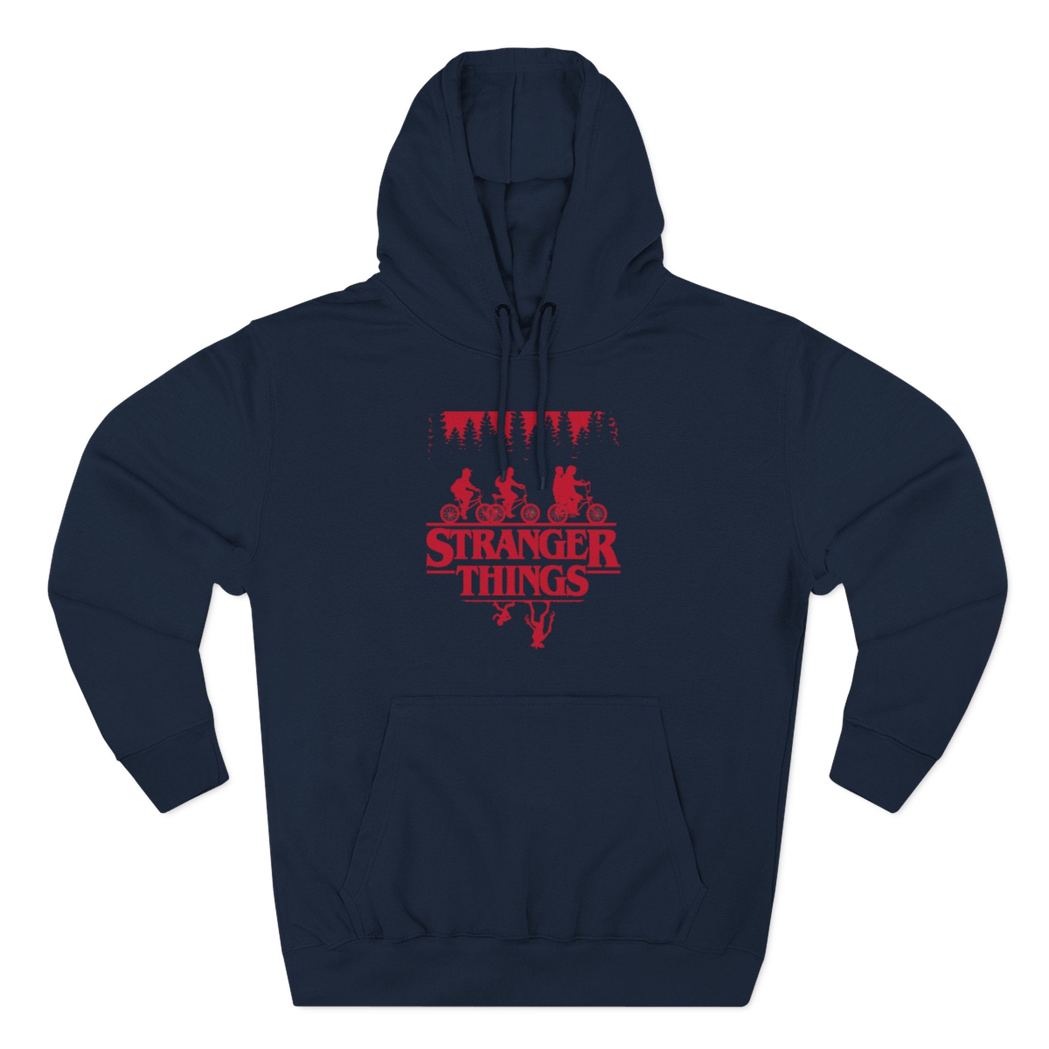 Copy of Stranger Things Fleece Hoodie – Retro Outline Logo Pullover