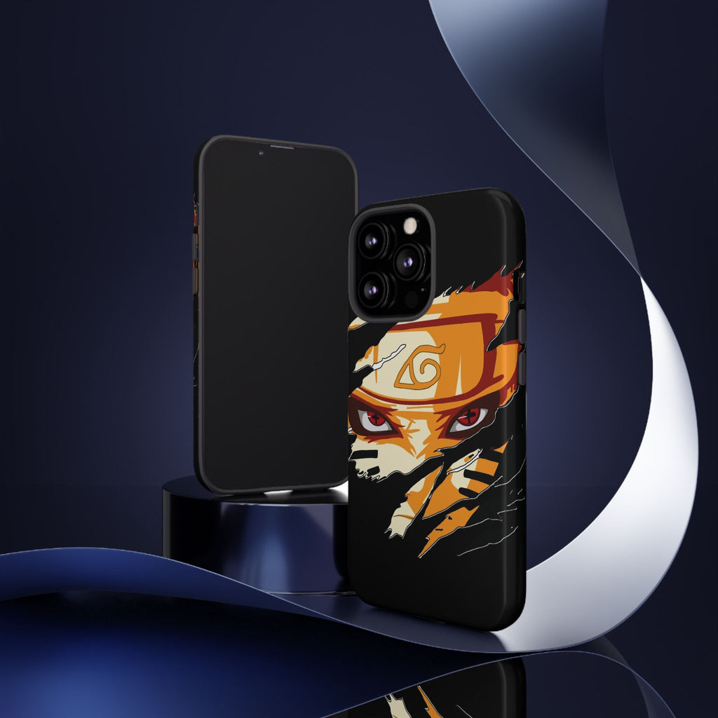 Anime Ninja Phone Case — Intense Shredded Mask Design (Tough Cases)
