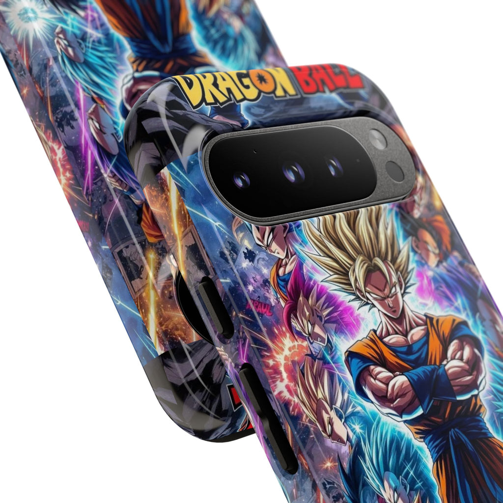 Dragon Ball Super Saiyan Phone Case — Goku Anime Tough Case