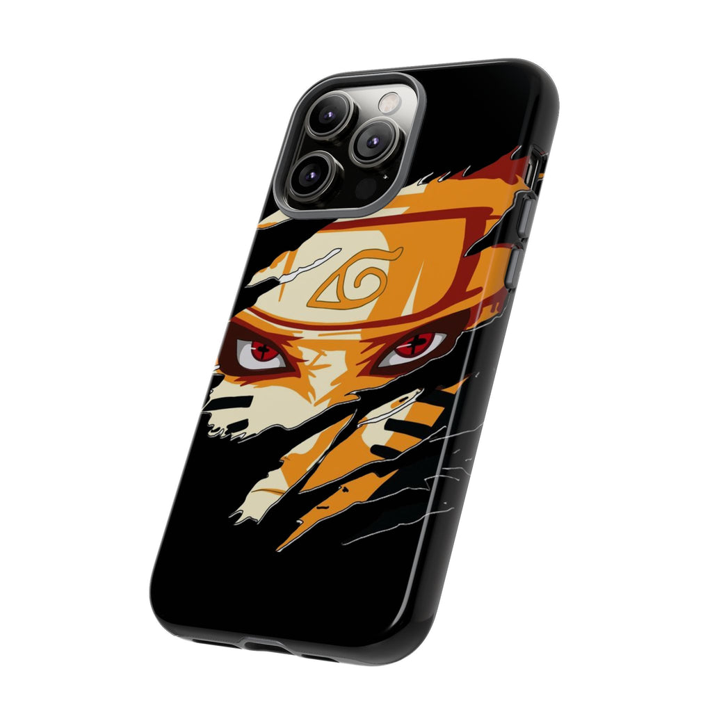 Anime Ninja Phone Case — Intense Shredded Mask Design (Tough Cases)