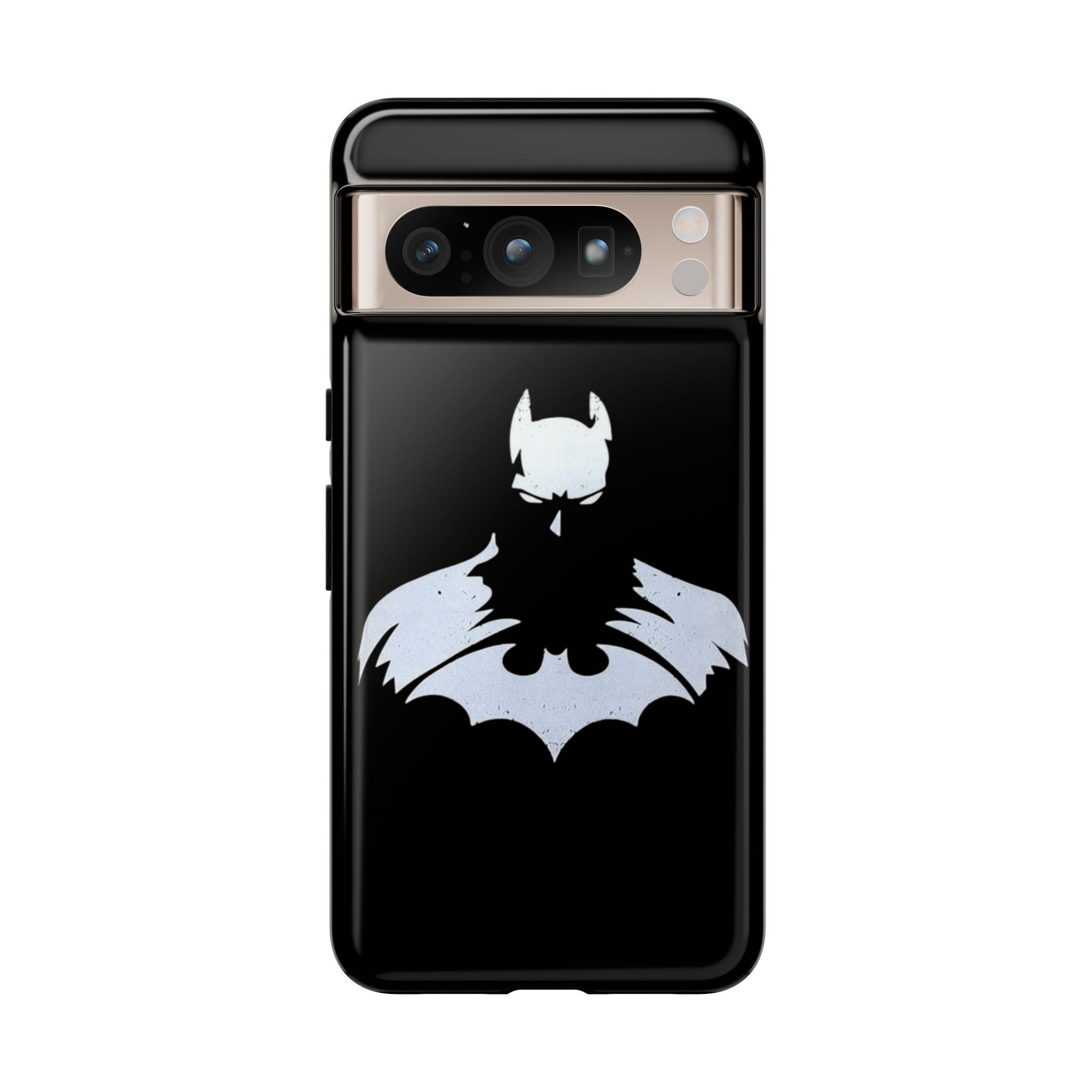 Batman Silhouette Tough Phone Case — Dark Knight Black Protective Cover