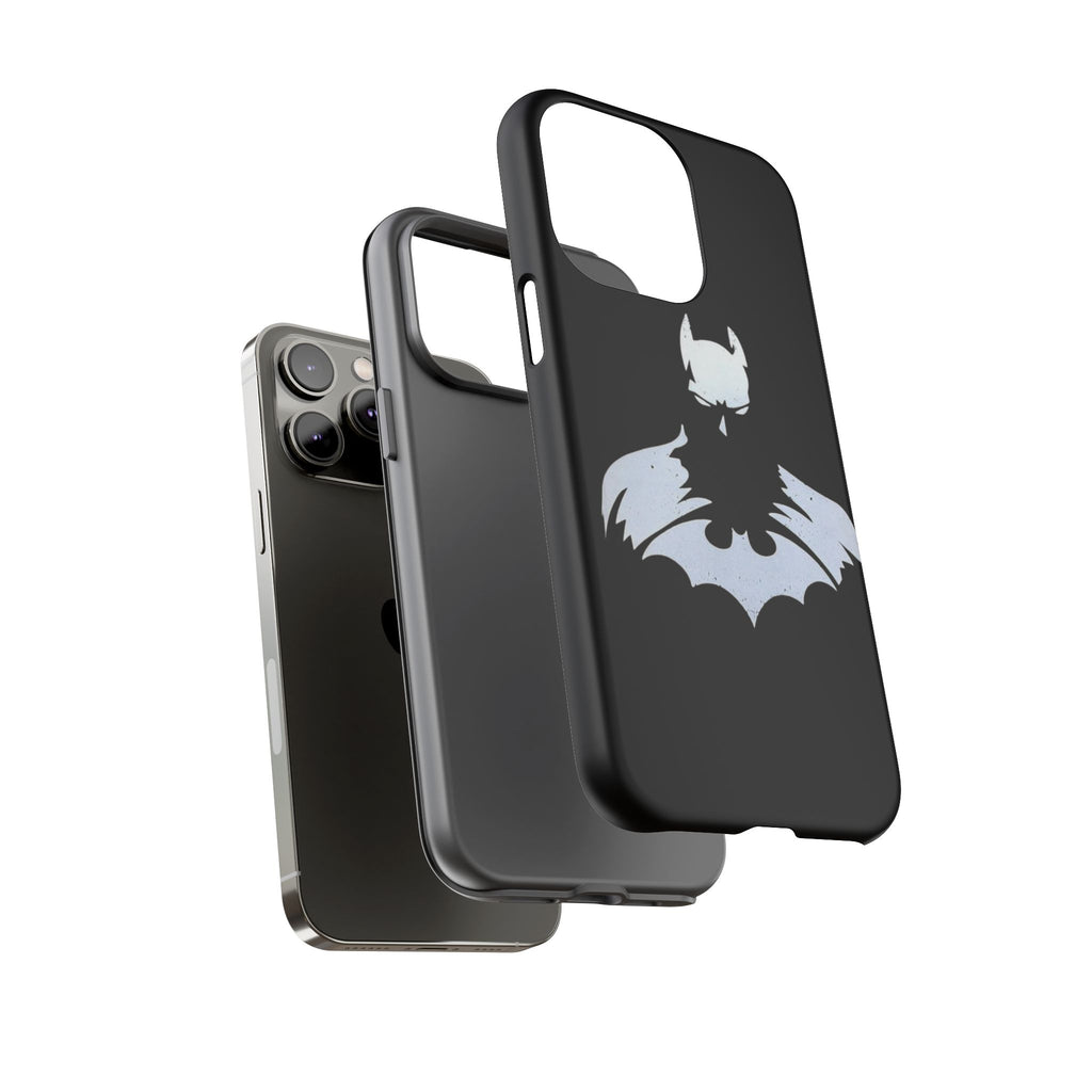 Batman Silhouette Tough Phone Case — Dark Knight Black Protective Cover