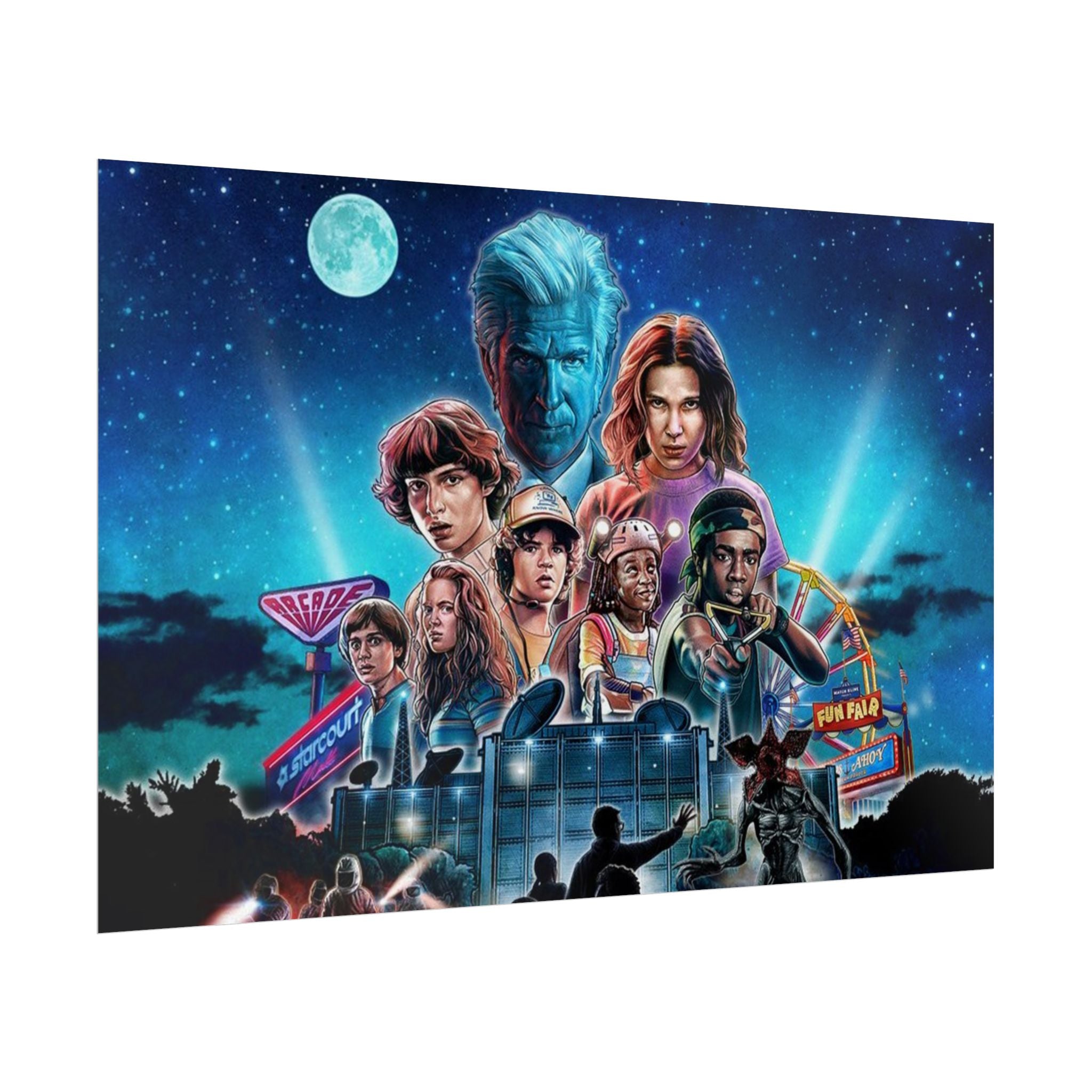 Stranger Things Cast Poster - Stranger Kids