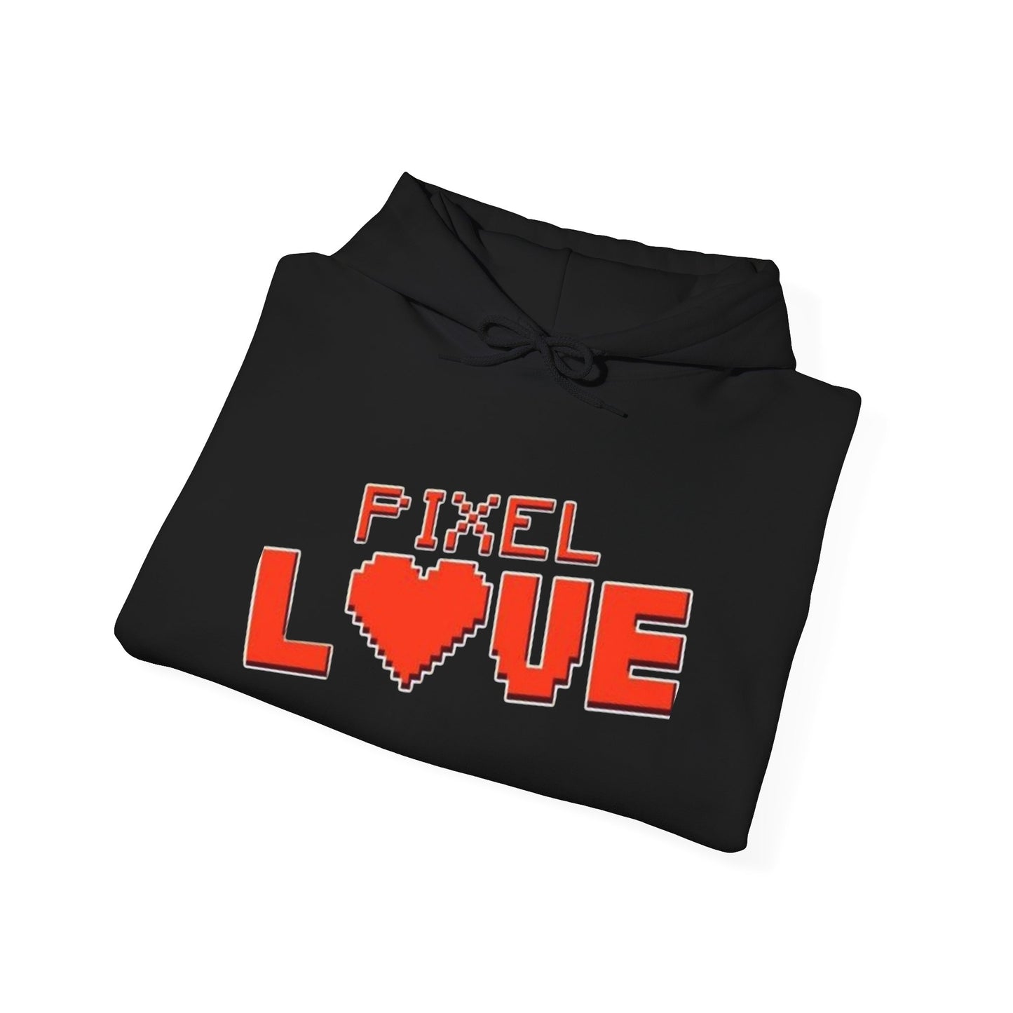 Pixel Love Hoodie – Retro 8-Bit Herz Gamer Valentinstags-Sweatshirt