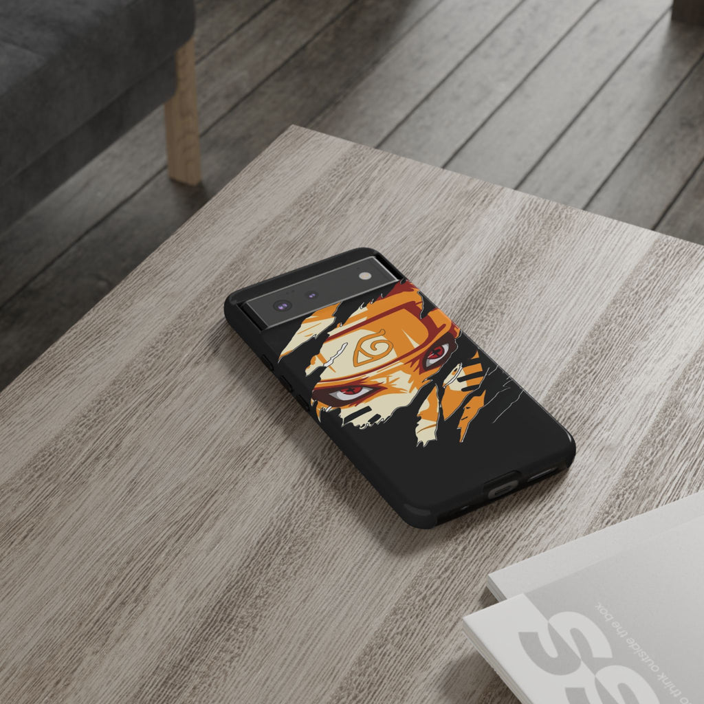 Anime Ninja Phone Case — Intense Shredded Mask Design (Tough Cases)