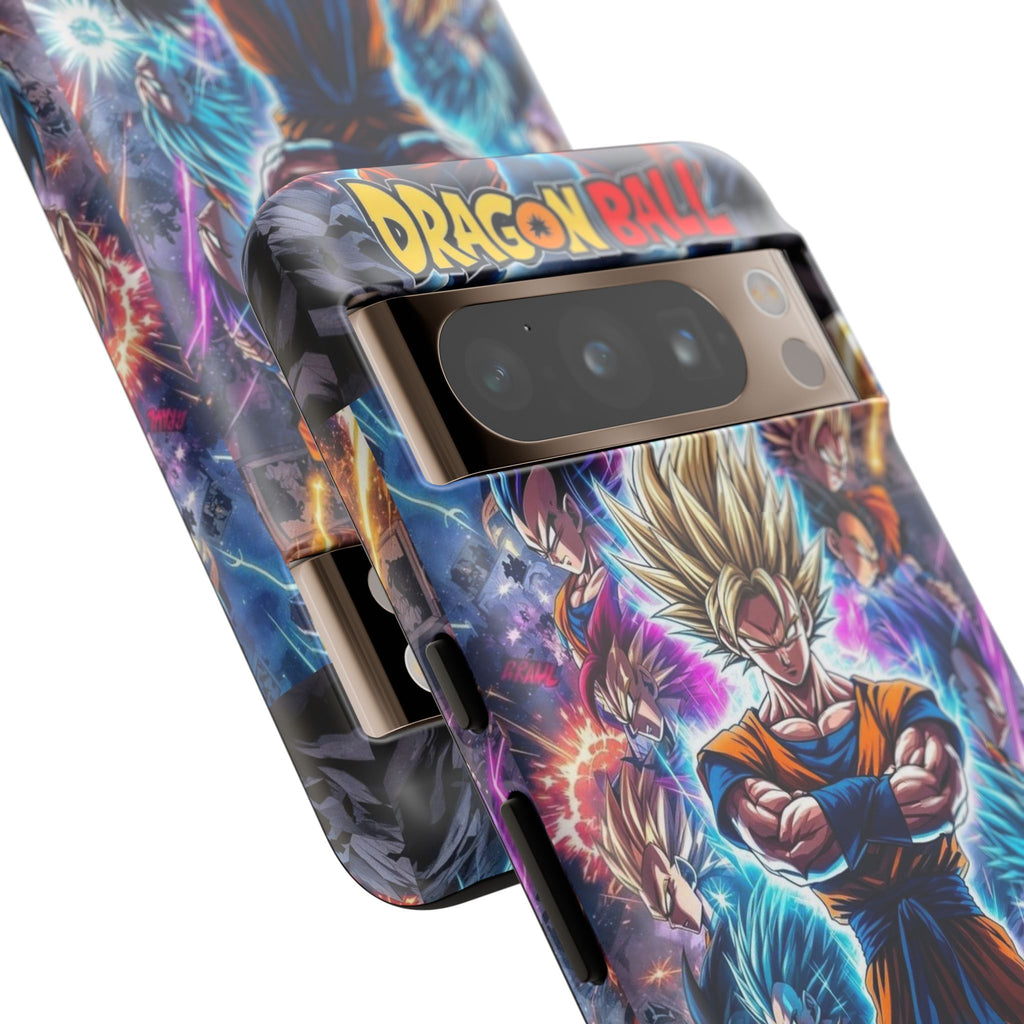 Dragon Ball Super Saiyan Phone Case — Goku Anime Tough Case