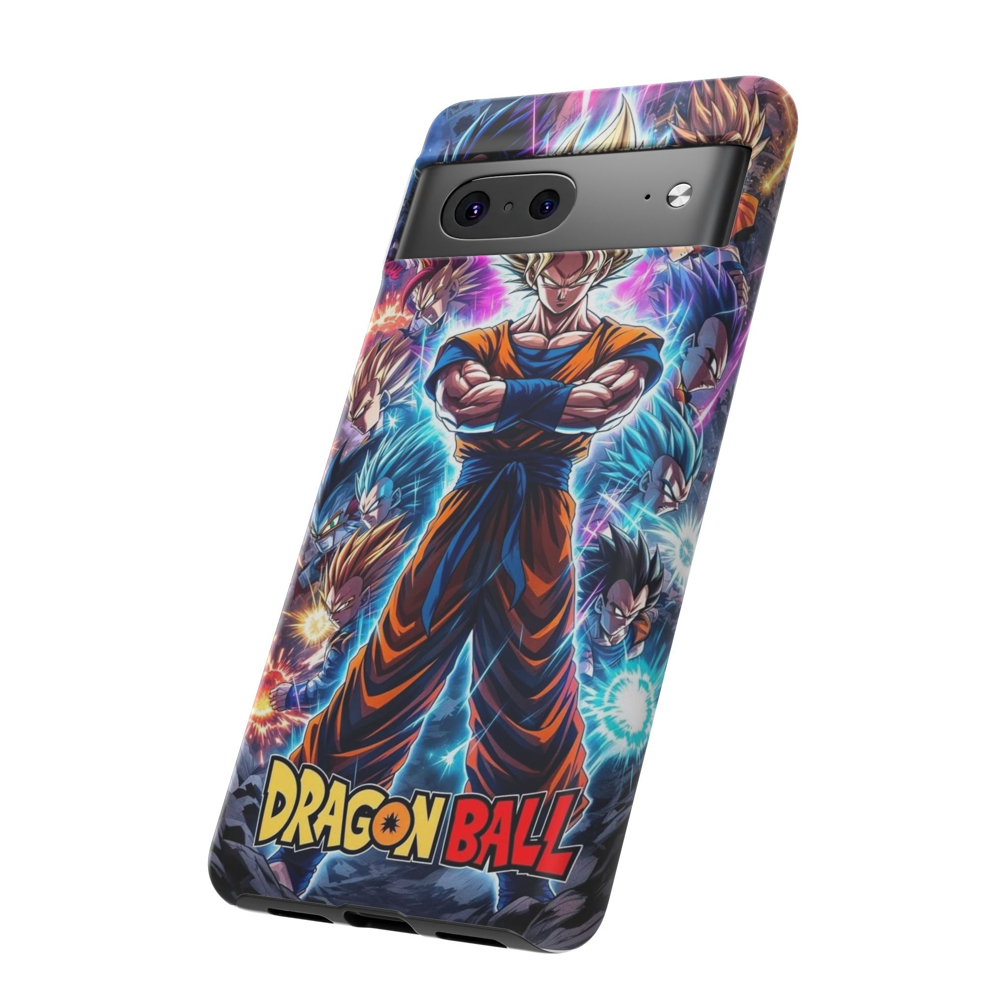 Dragon Ball Super Saiyan Phone Case — Goku Anime Tough Case