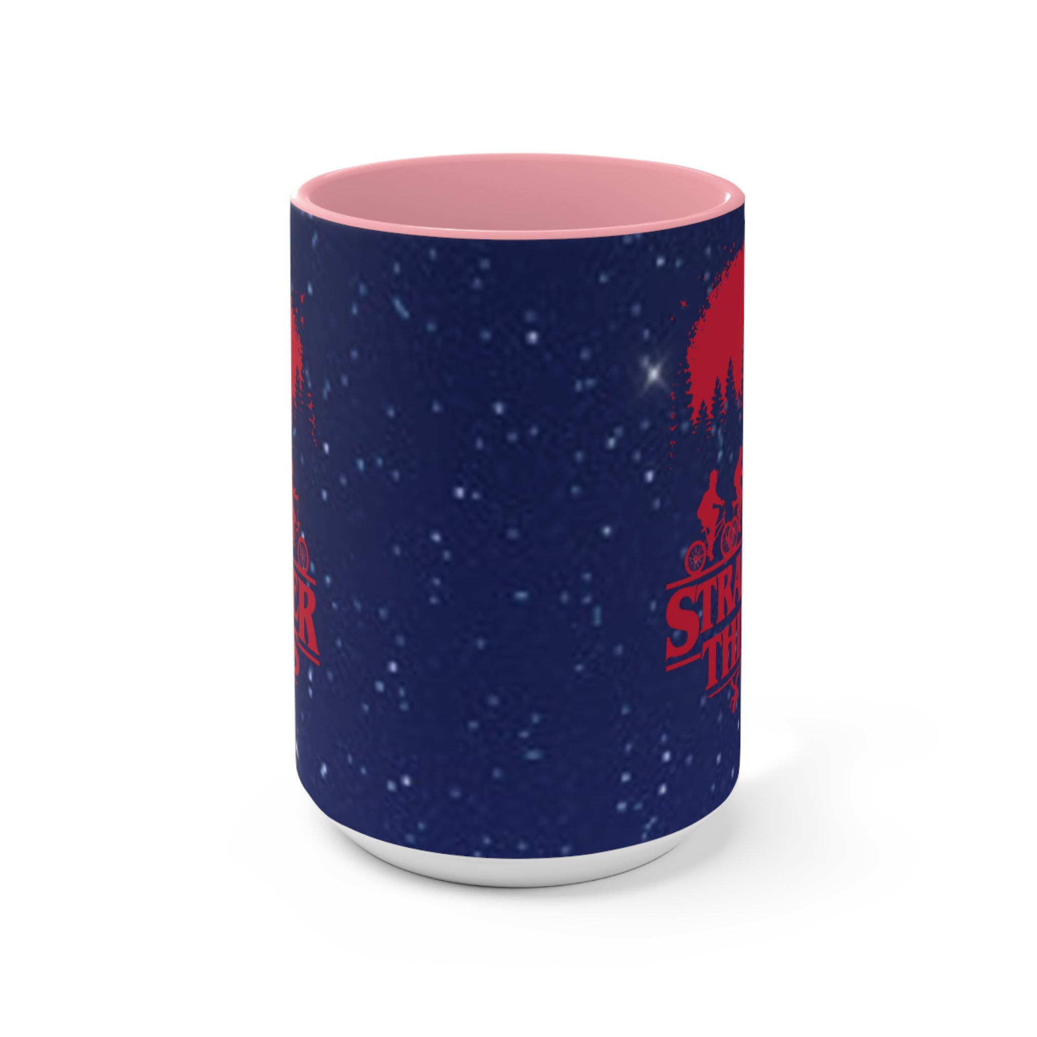 Stranger Things Accent Mug — Retro 80s Sci‑Fi Night Sky Design Demigorgon - Limited Edition