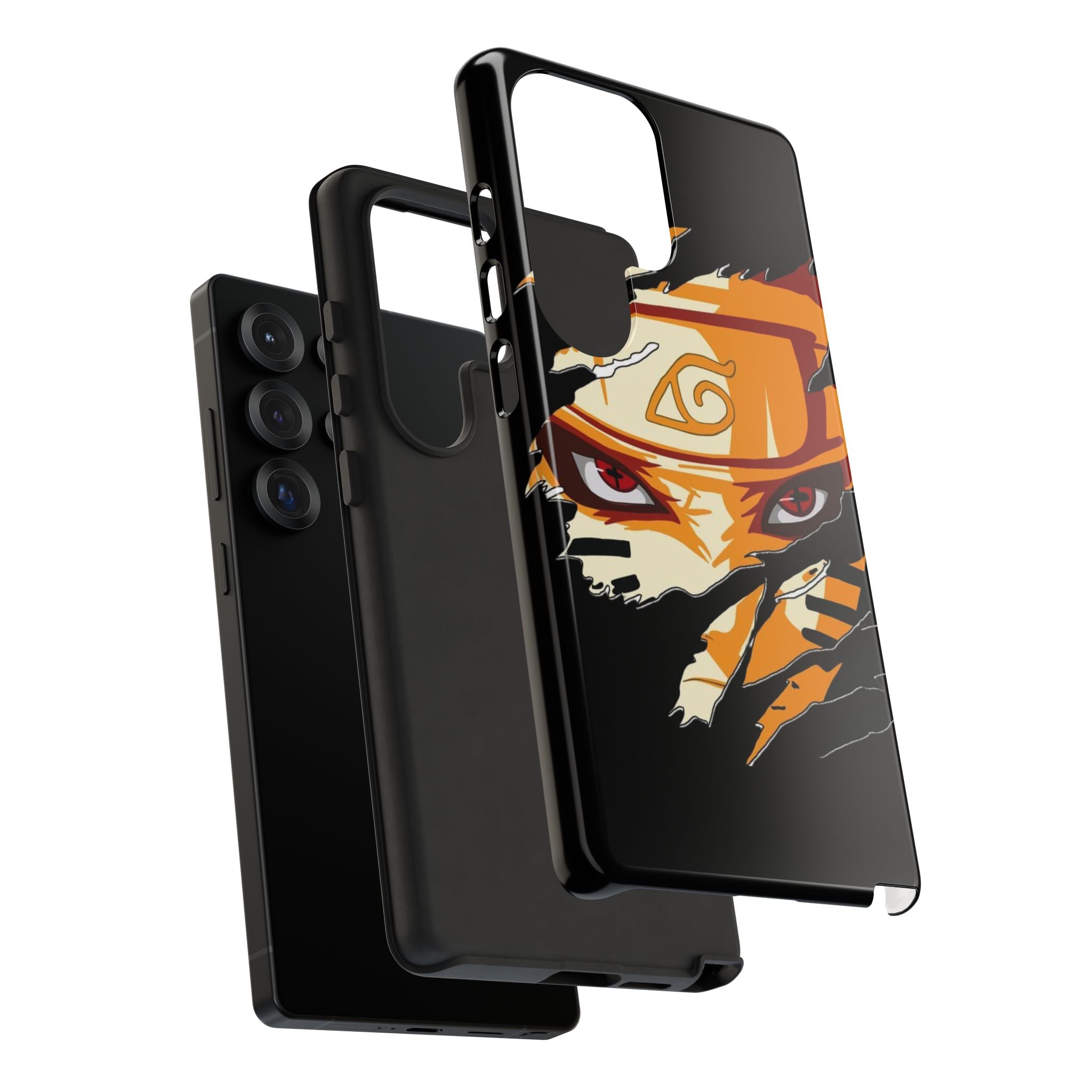 Anime Ninja Phone Case — Intense Shredded Mask Design (Tough Cases)