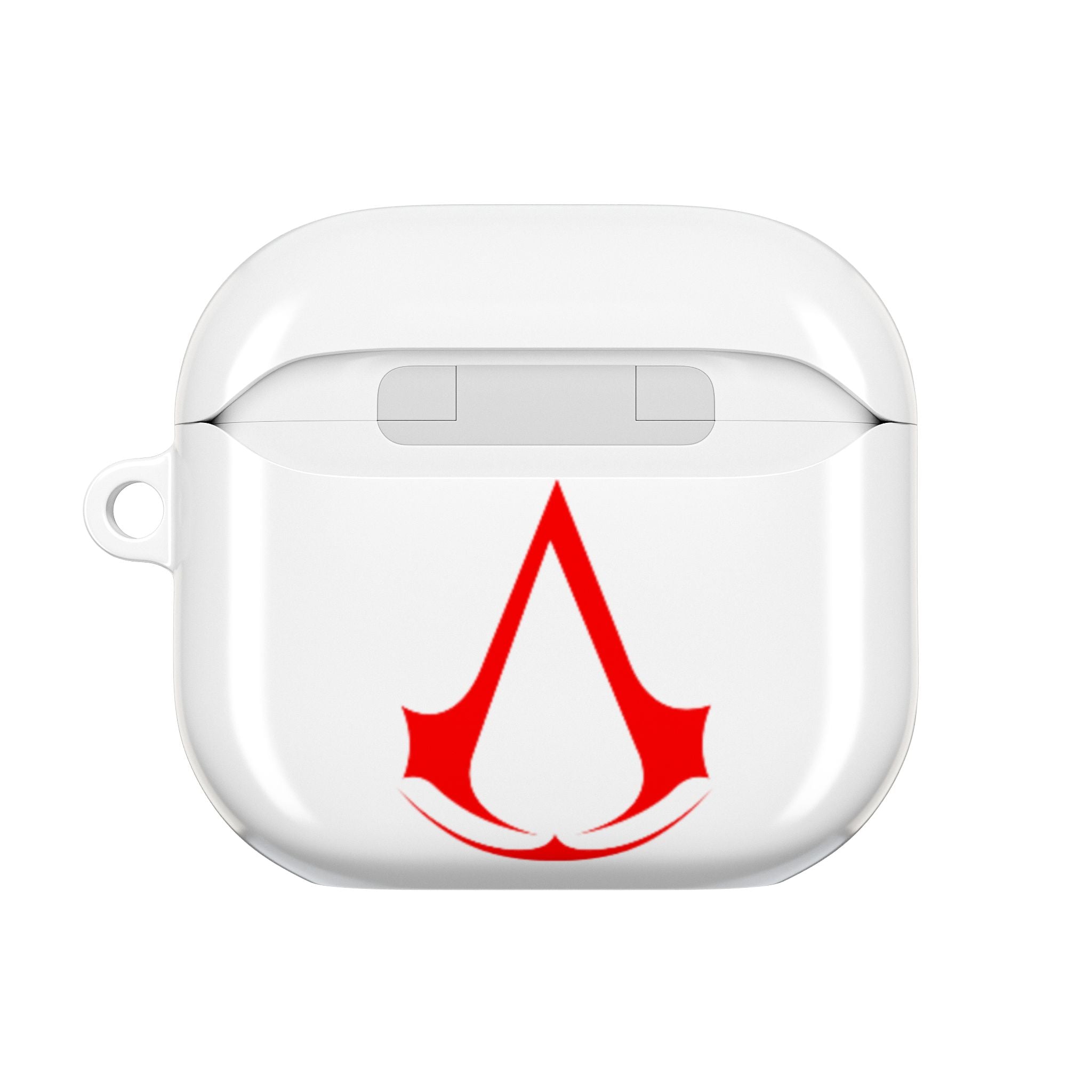 Assassins Creed Emblem AirPod Case — Red Gaming Logo Protective Cover