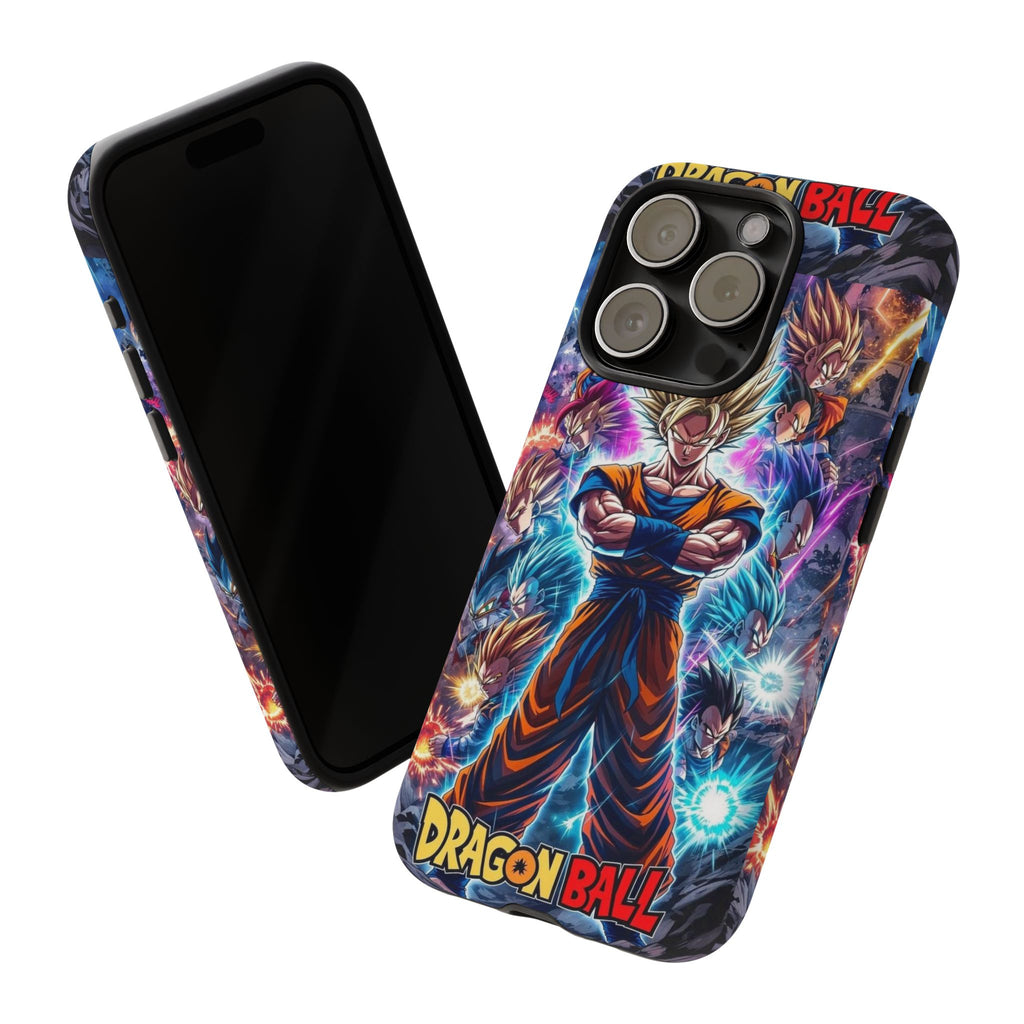 Dragon Ball Super Saiyan Phone Case — Goku Anime Tough Case