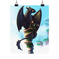 Toothless and Hiccup Poster Collectors Edition Real Art