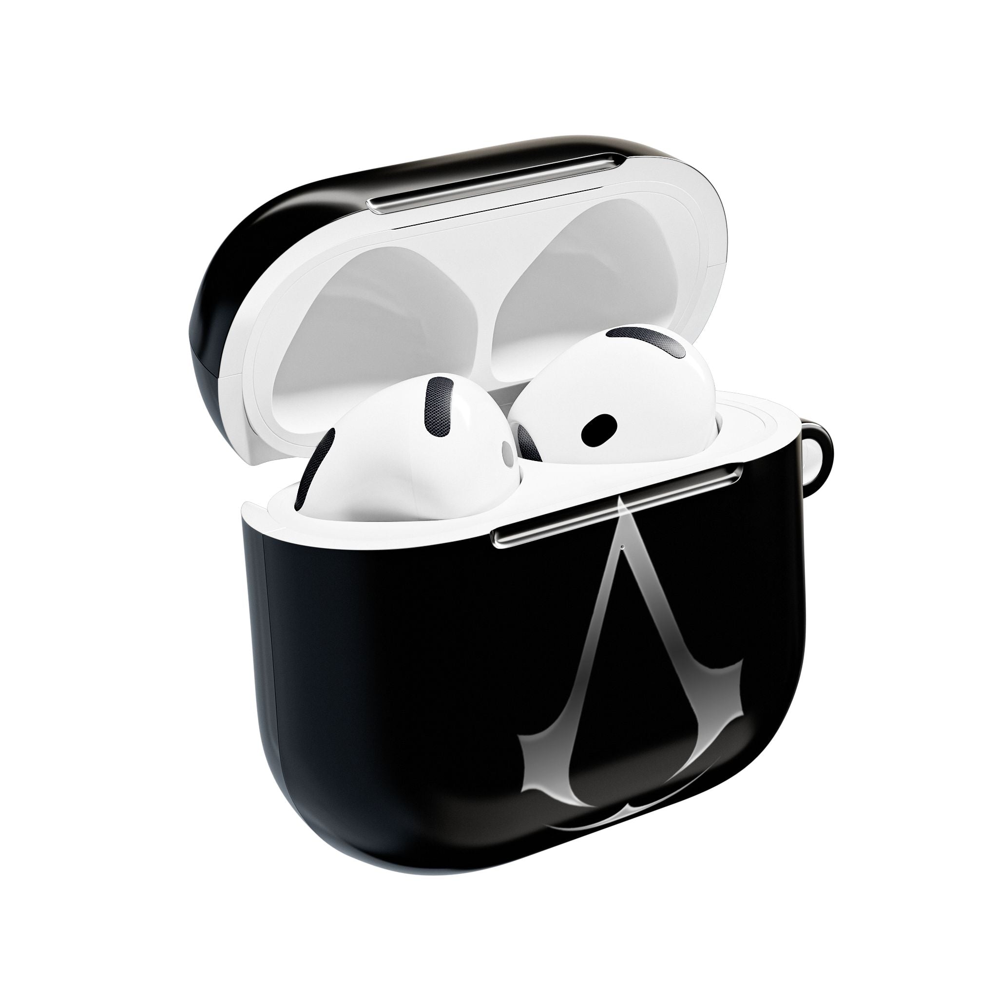 Assassin’s Creed Black AirPod Case – Logo Protective Charging Case