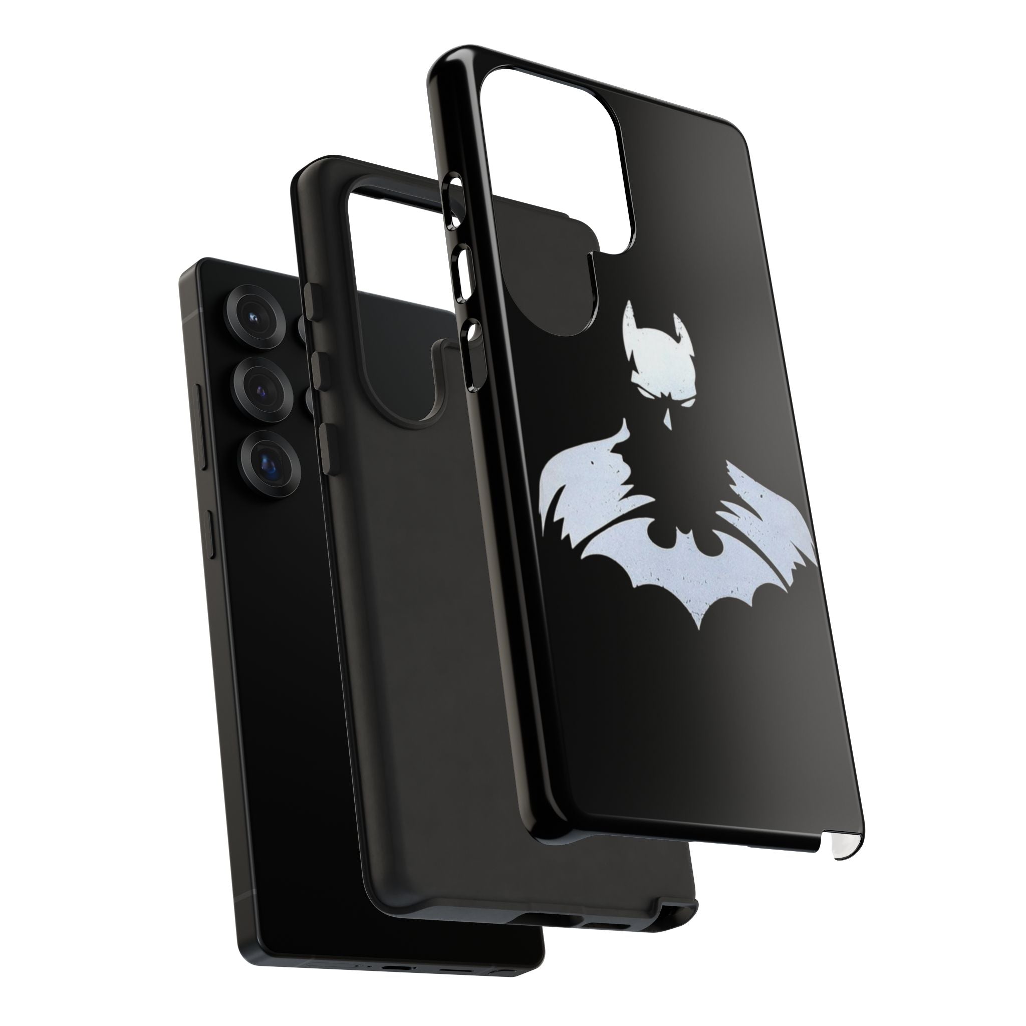 Batman Silhouette Tough Phone Case — Dark Knight Black Protective Cover