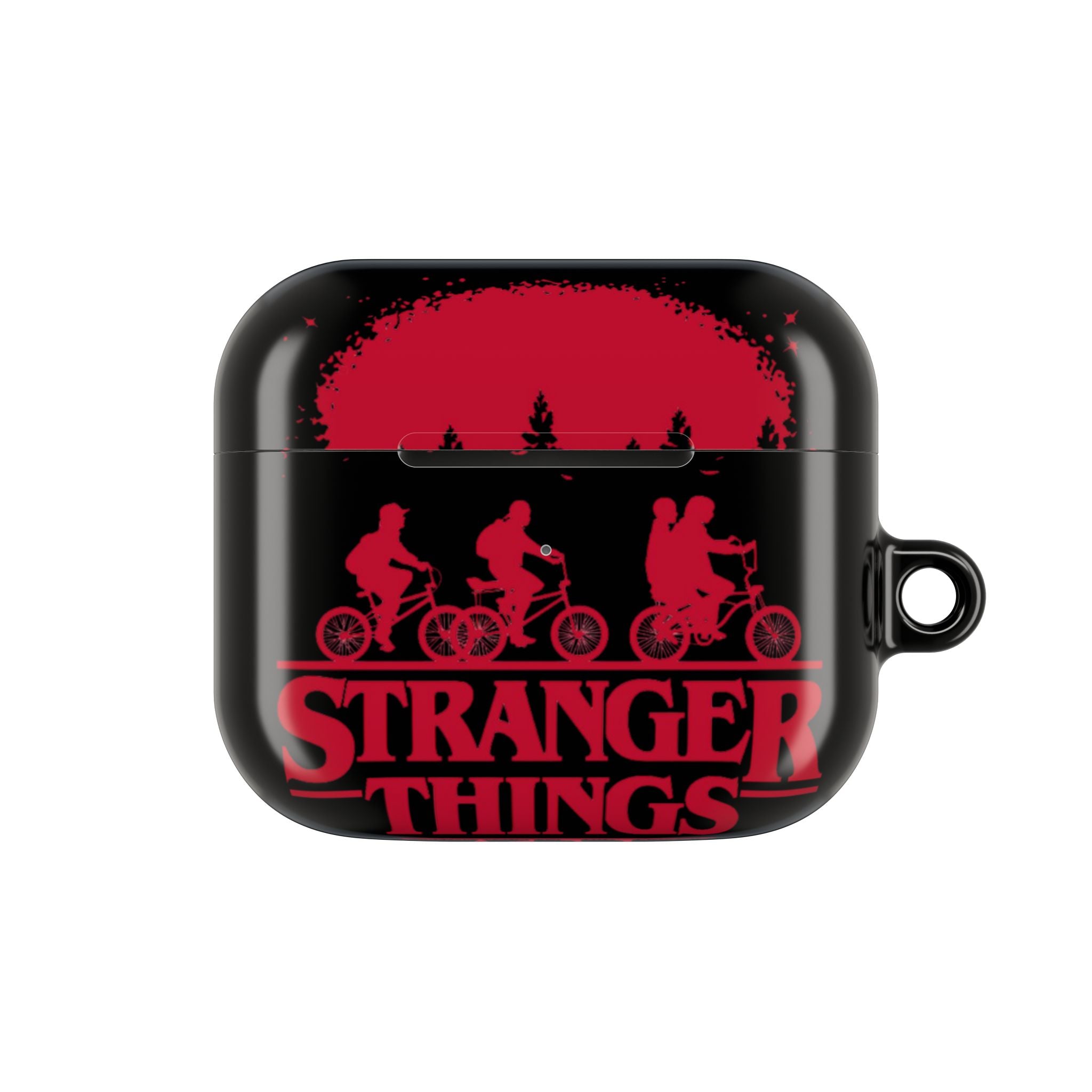 Stranger Things AirPod Case – Retro 80s Sci‑Fi Bike Silhouette Protective Cover