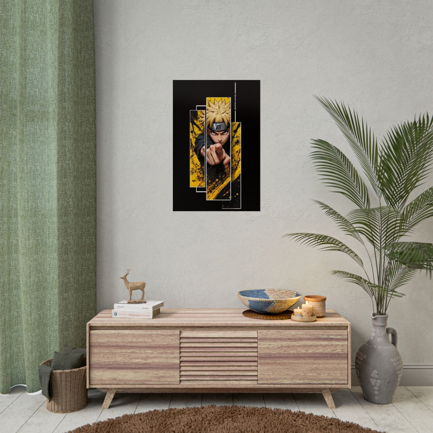 Naruto Art-Poster – Dynamischer Anime-Wanddruck (Gerollter Poster)