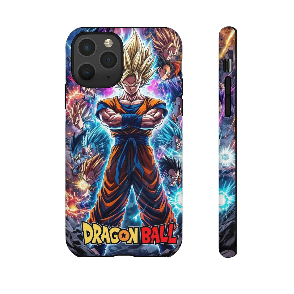 Dragon Ball Super Saiyan Phone Case — Goku Anime Tough Case