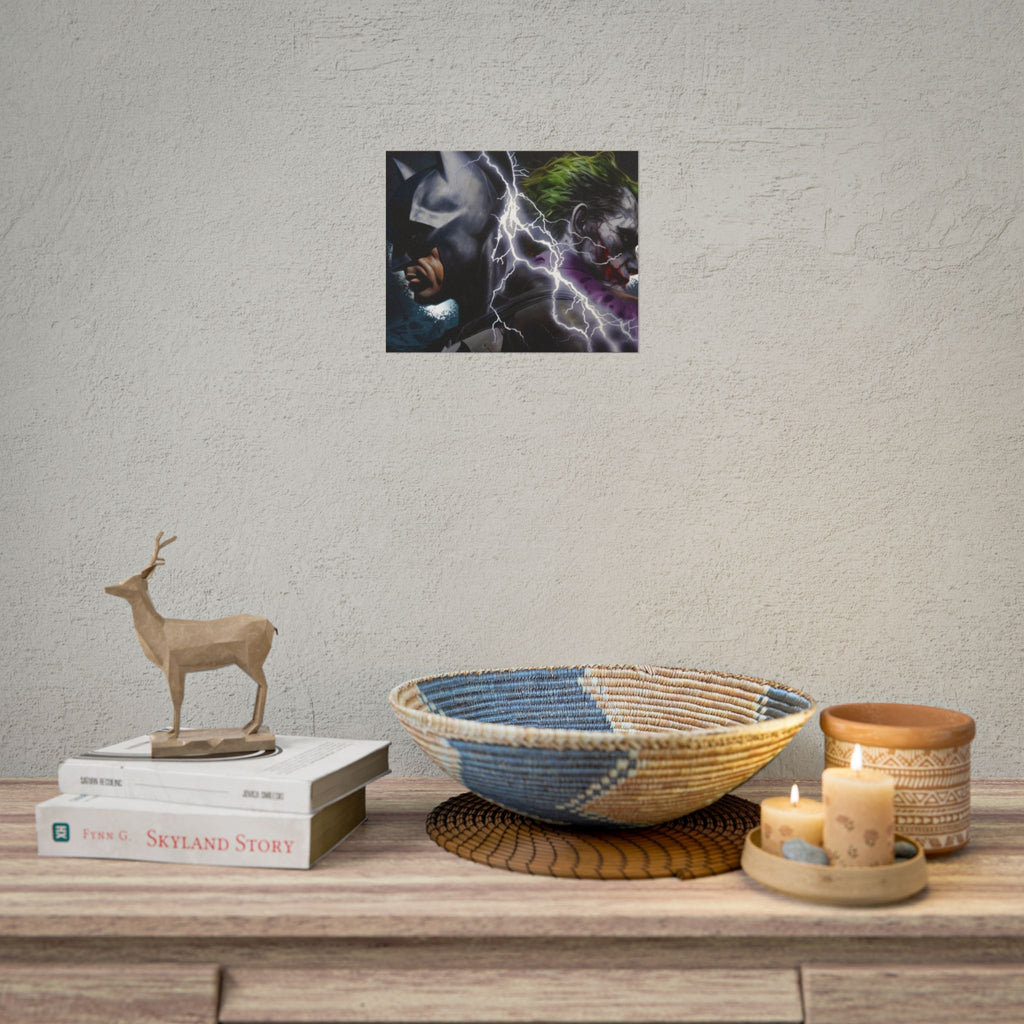 Batman vs Joker Lightning Poster