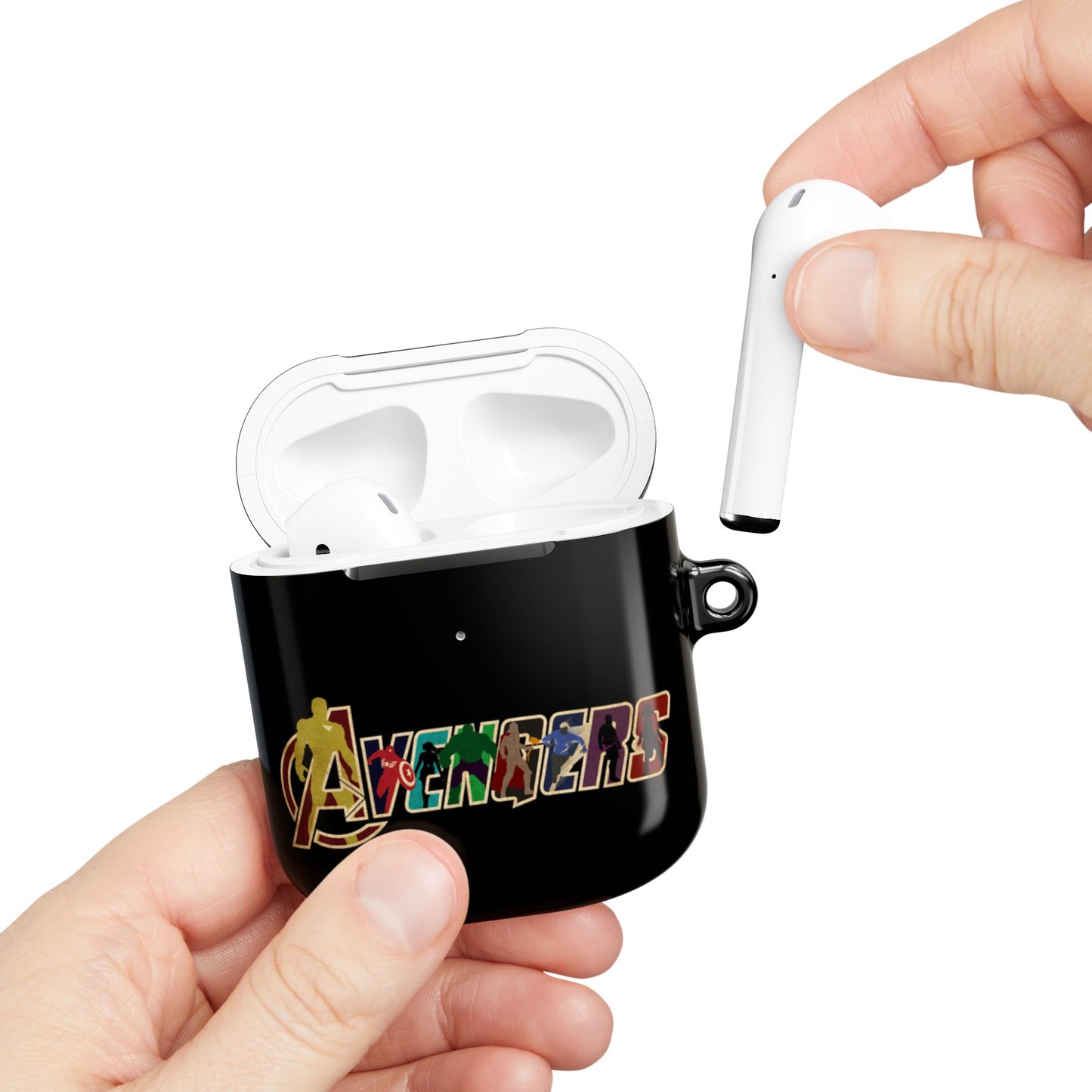 Avengers AirPod Case — Schutzhülle für Superhelden-Logos mit Ladefunktion