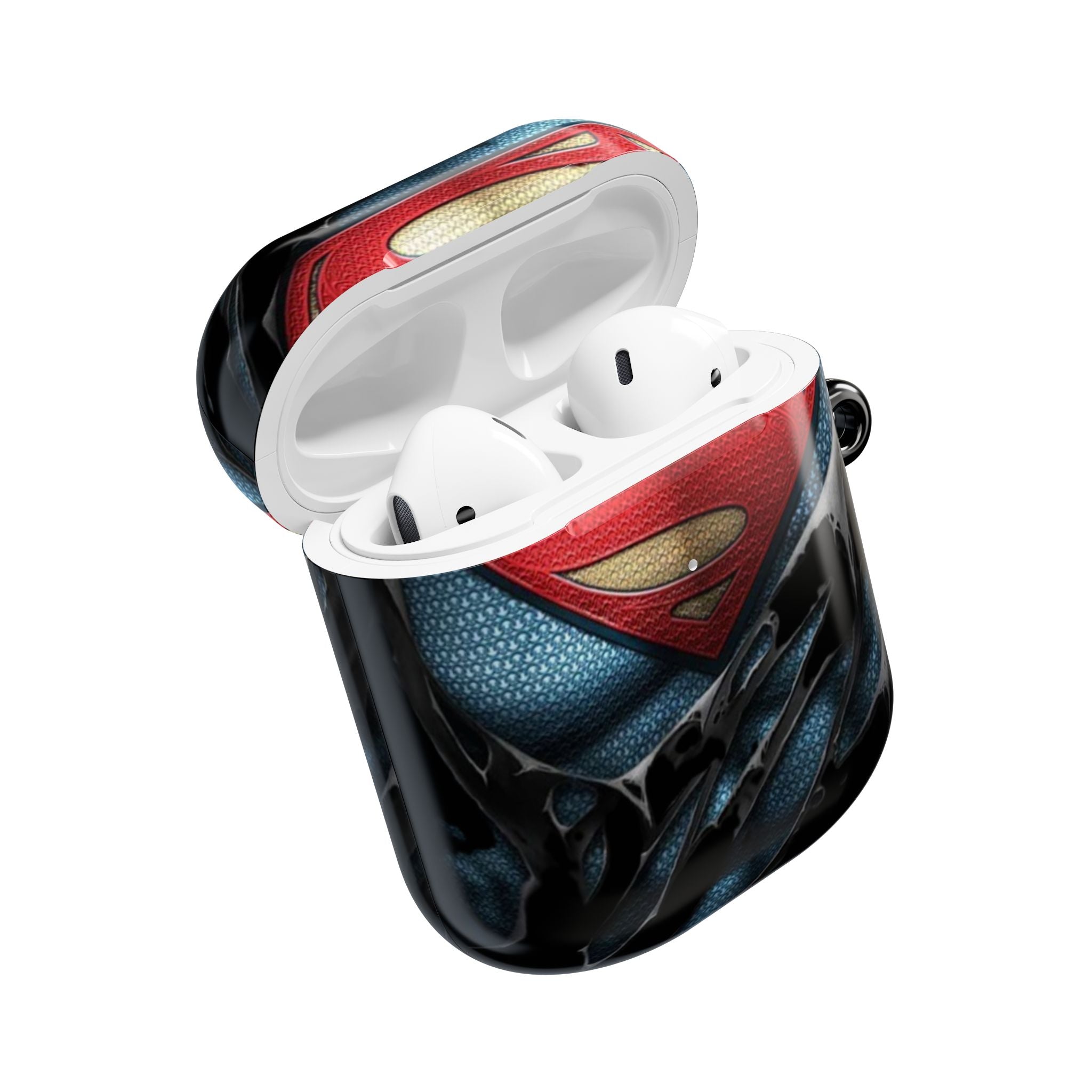 Superman Logo AirPod Case — Heroic Comic Superhero Protective Cover