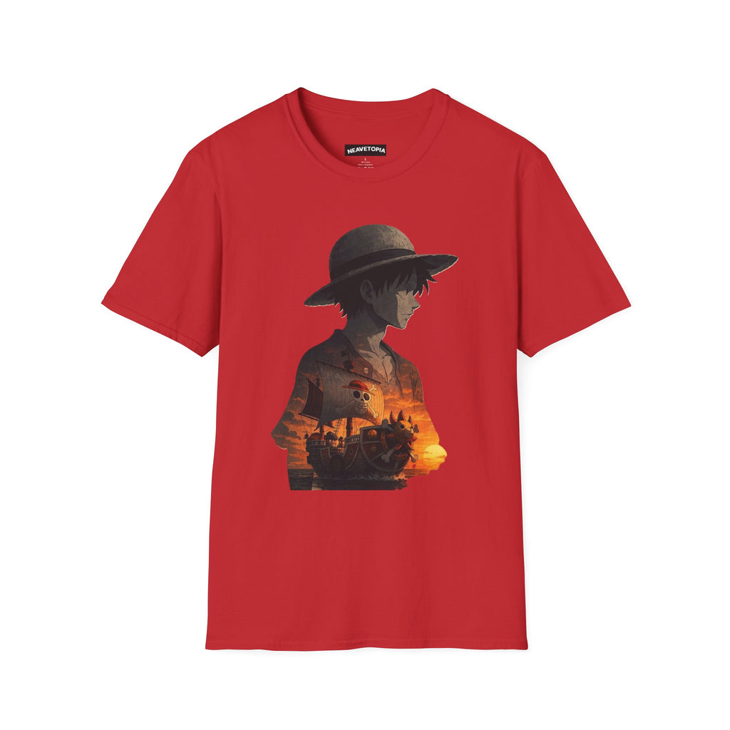 Monkey D. Luffy One Piece   Graffiti Portrait T-Shirt |  Street Art Style