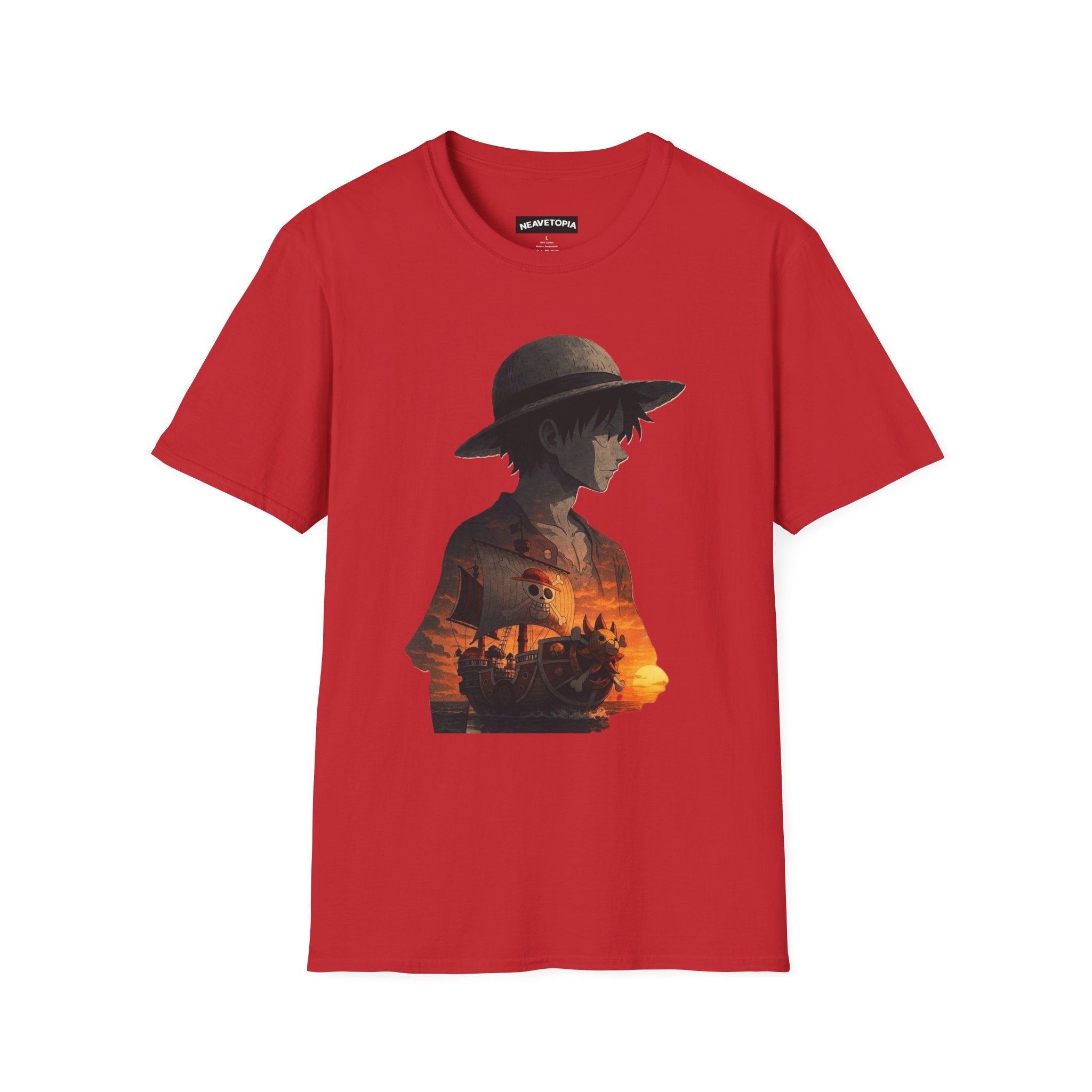 Monkey D. Luffy One Piece   Graffiti Portrait T-Shirt |  Street Art Style