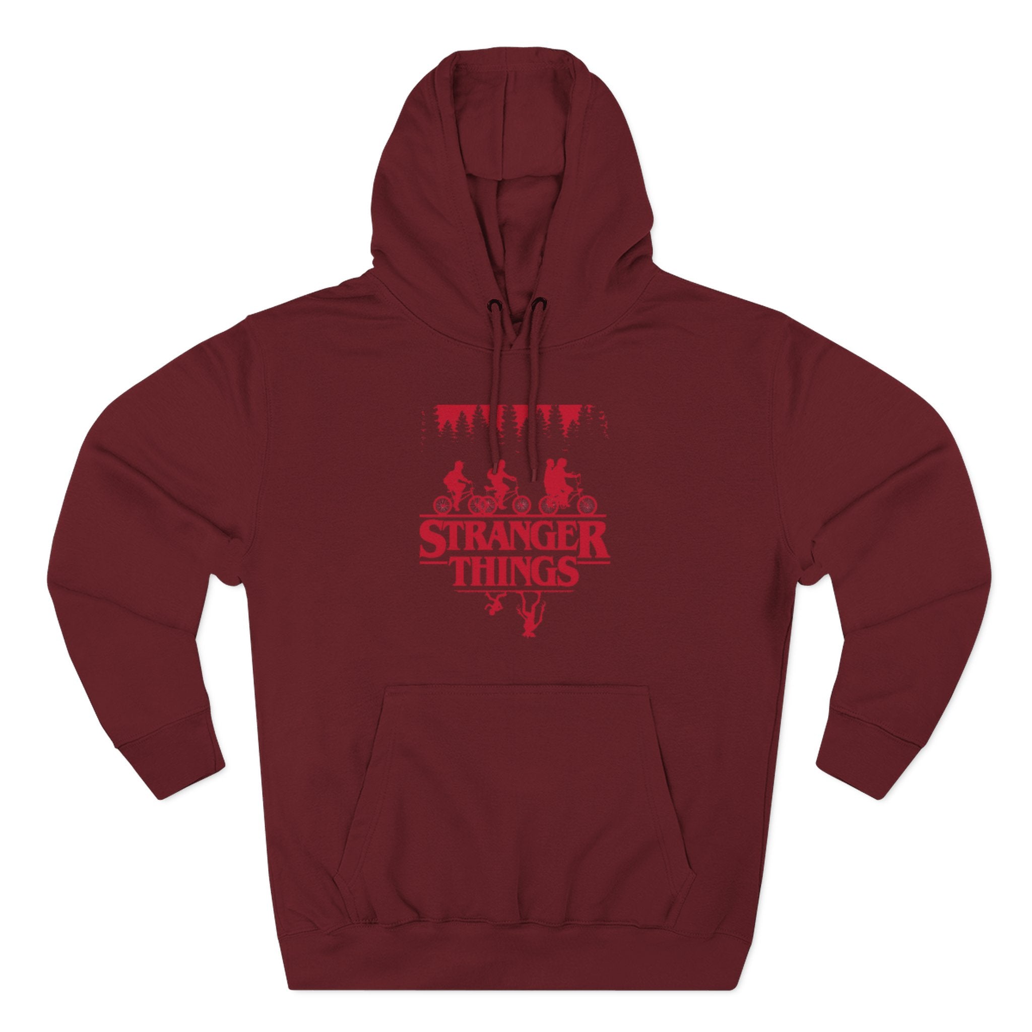 Copy of Stranger Things Fleece Hoodie – Retro Outline Logo Pullover