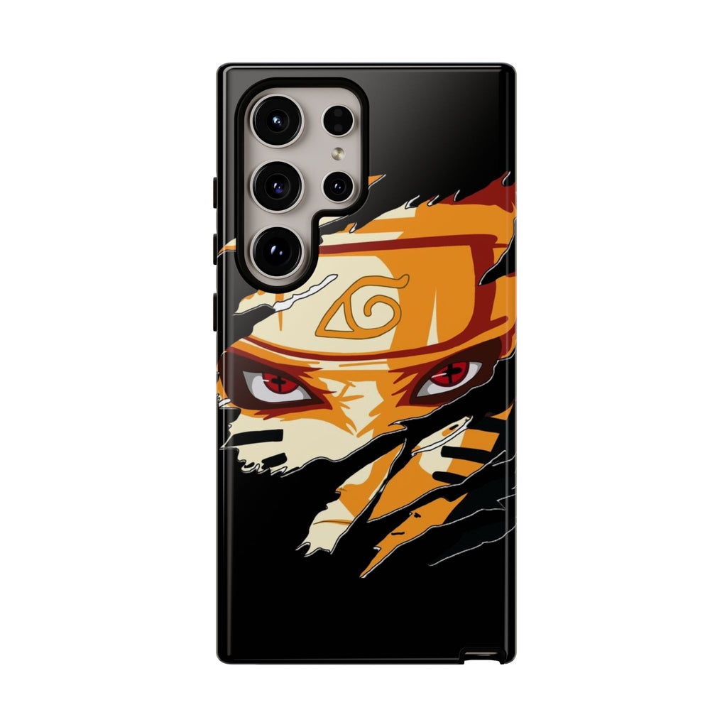 Anime Ninja Phone Case — Intense Shredded Mask Design (Tough Cases)