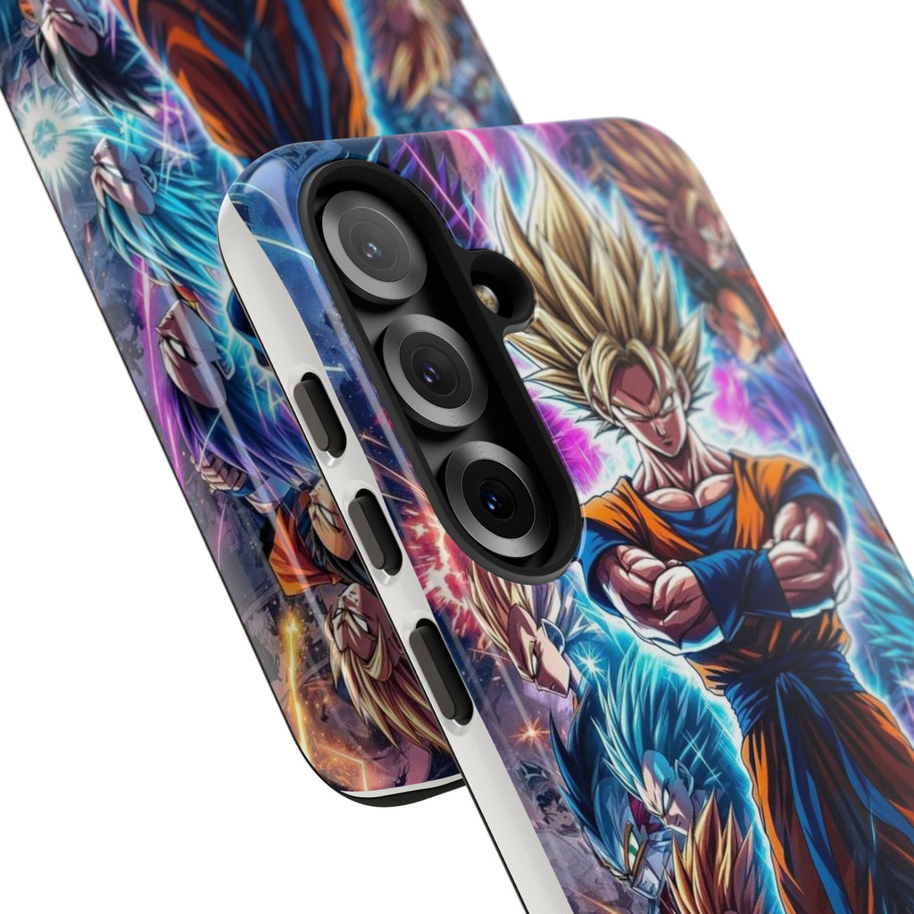 Dragon Ball Super Saiyan Phone Case — Goku Anime Tough Case