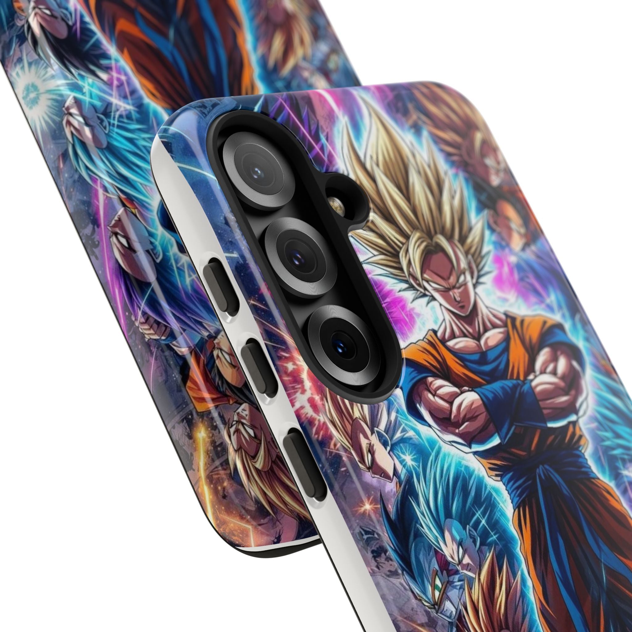 Dragon Ball Super Saiyan Phone Case — Goku Anime Tough Case