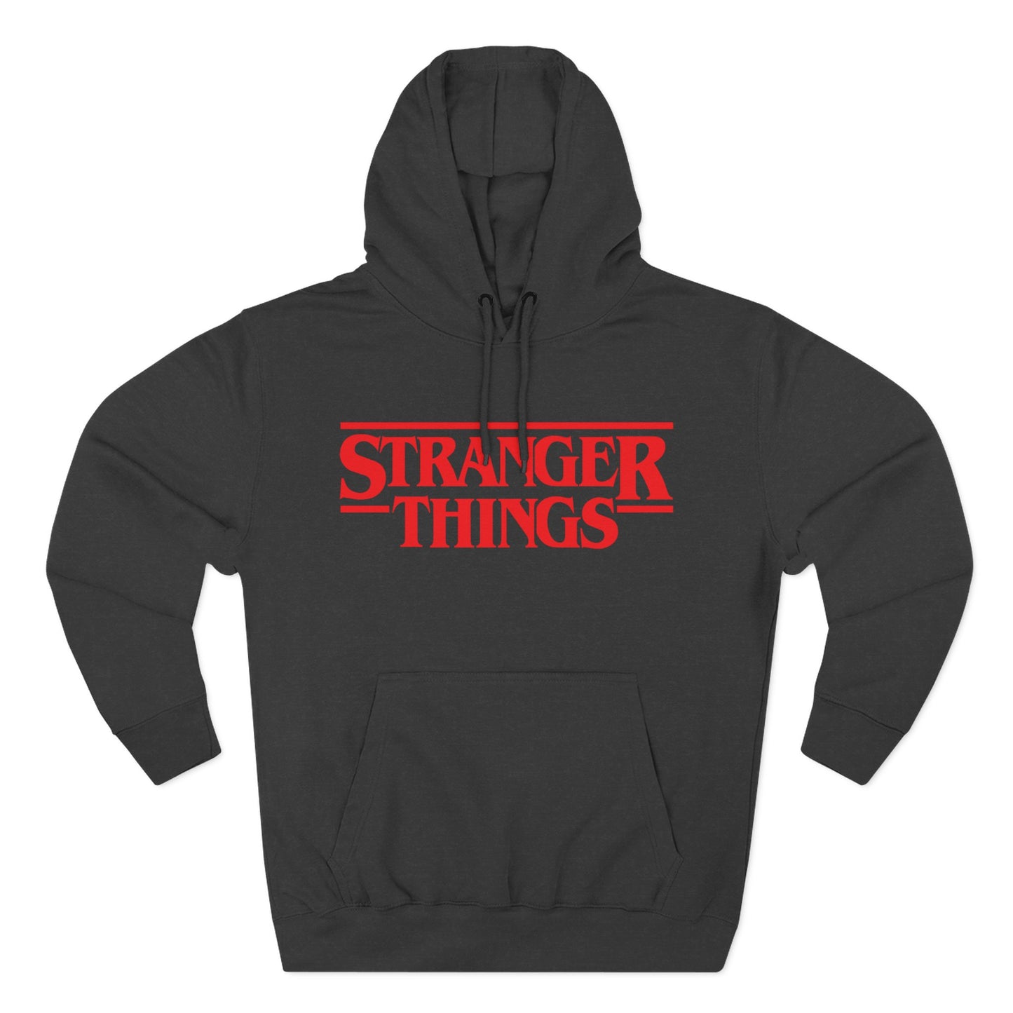 Stranger Things Fleece-Kapuzenpullover – Retro Outline Logo Pullover