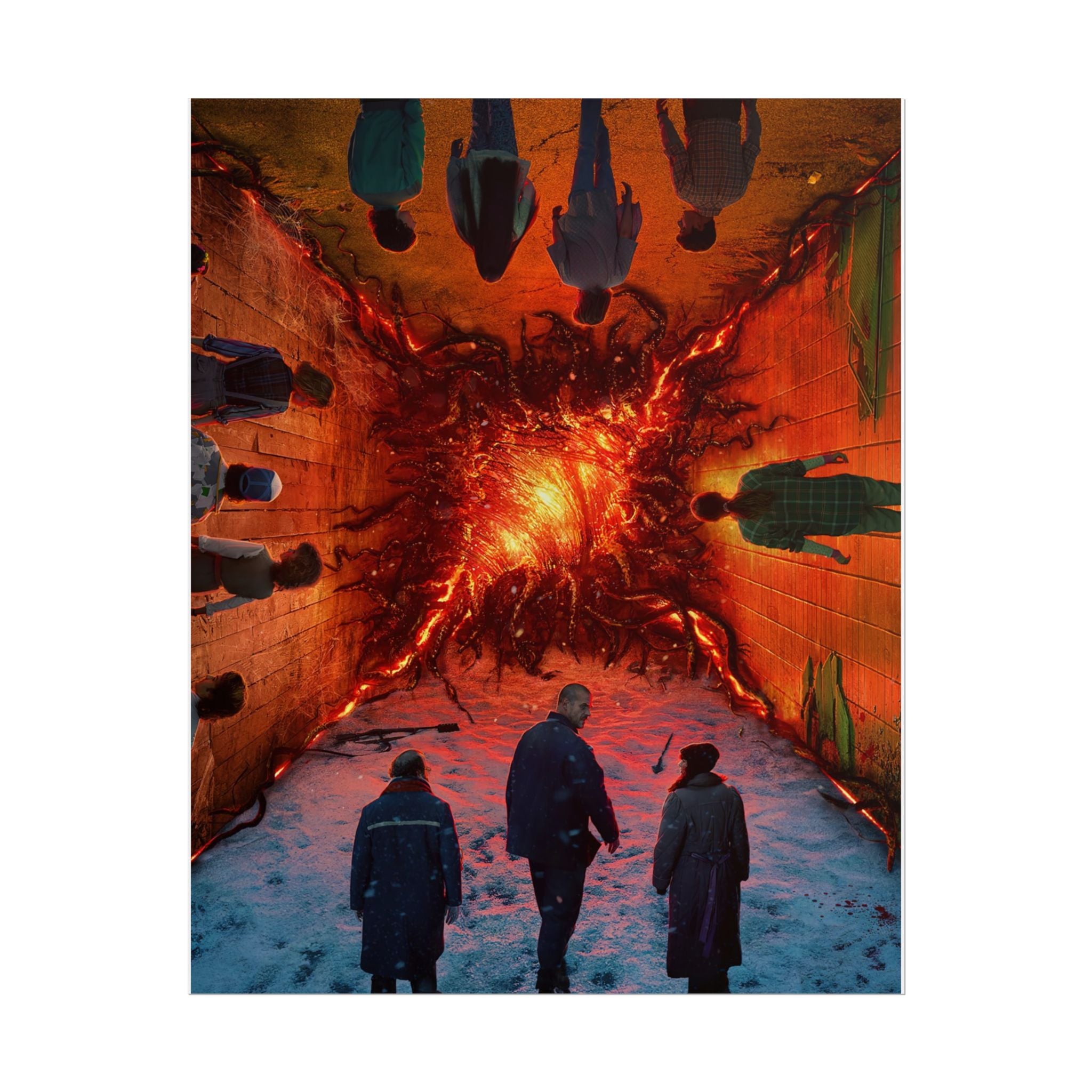 Stranger Things Upside-Down Portal Art Print