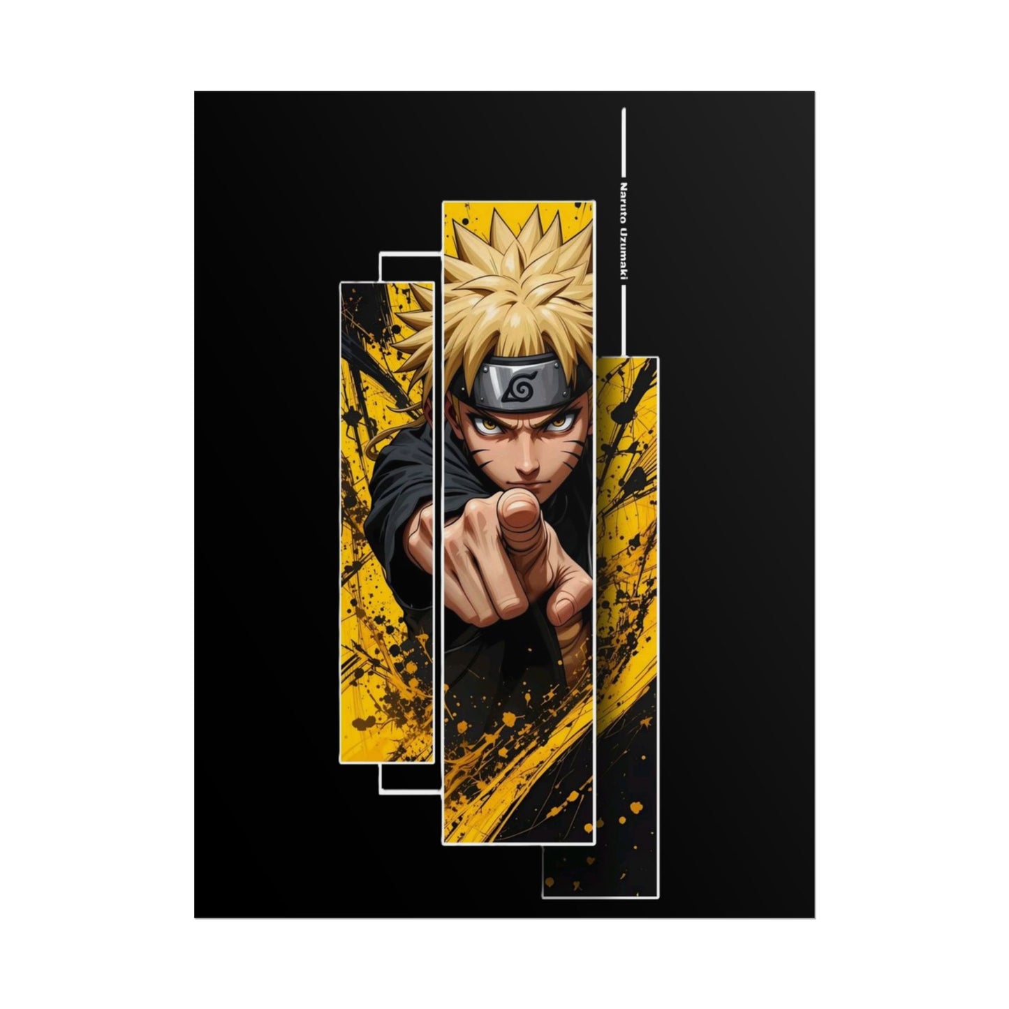 Naruto Art-Poster – Dynamischer Anime-Wanddruck (Gerollter Poster)