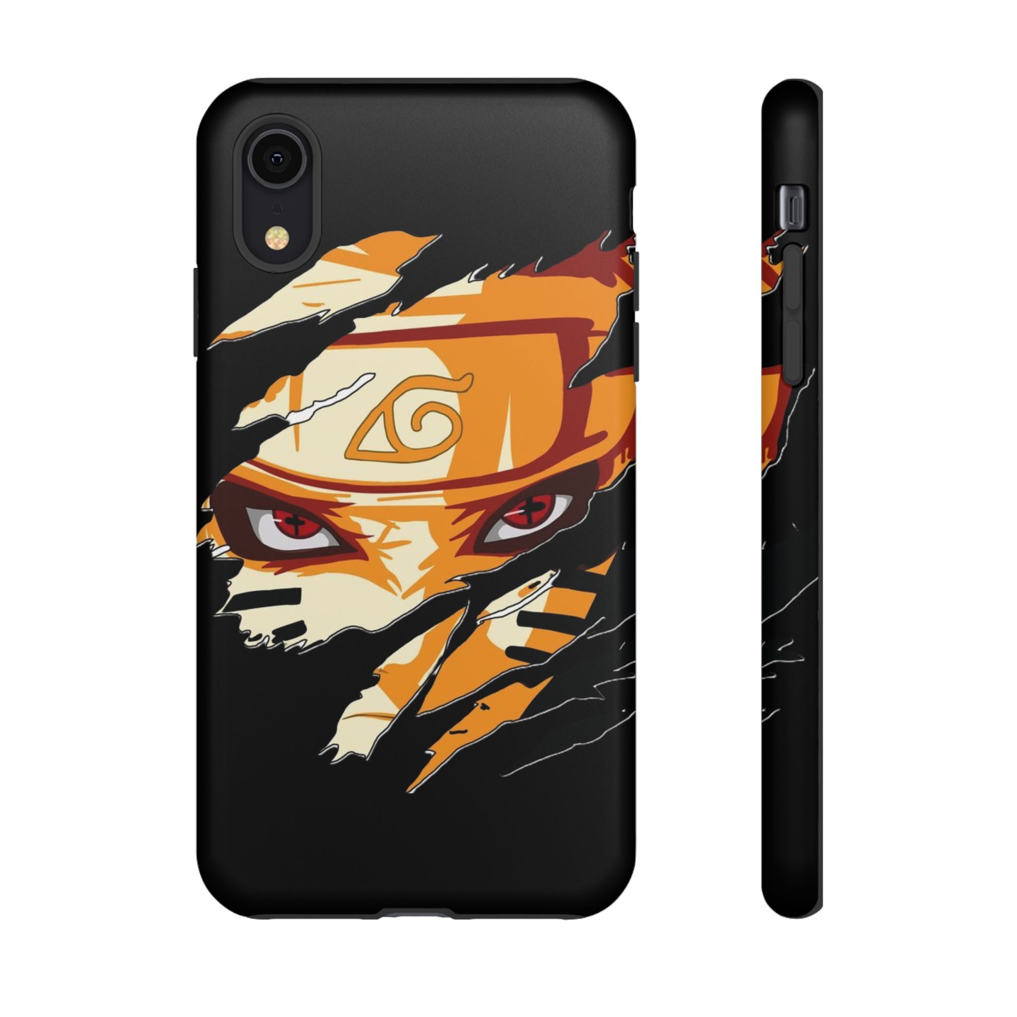 Anime Ninja Phone Case — Intense Shredded Mask Design (Tough Cases)