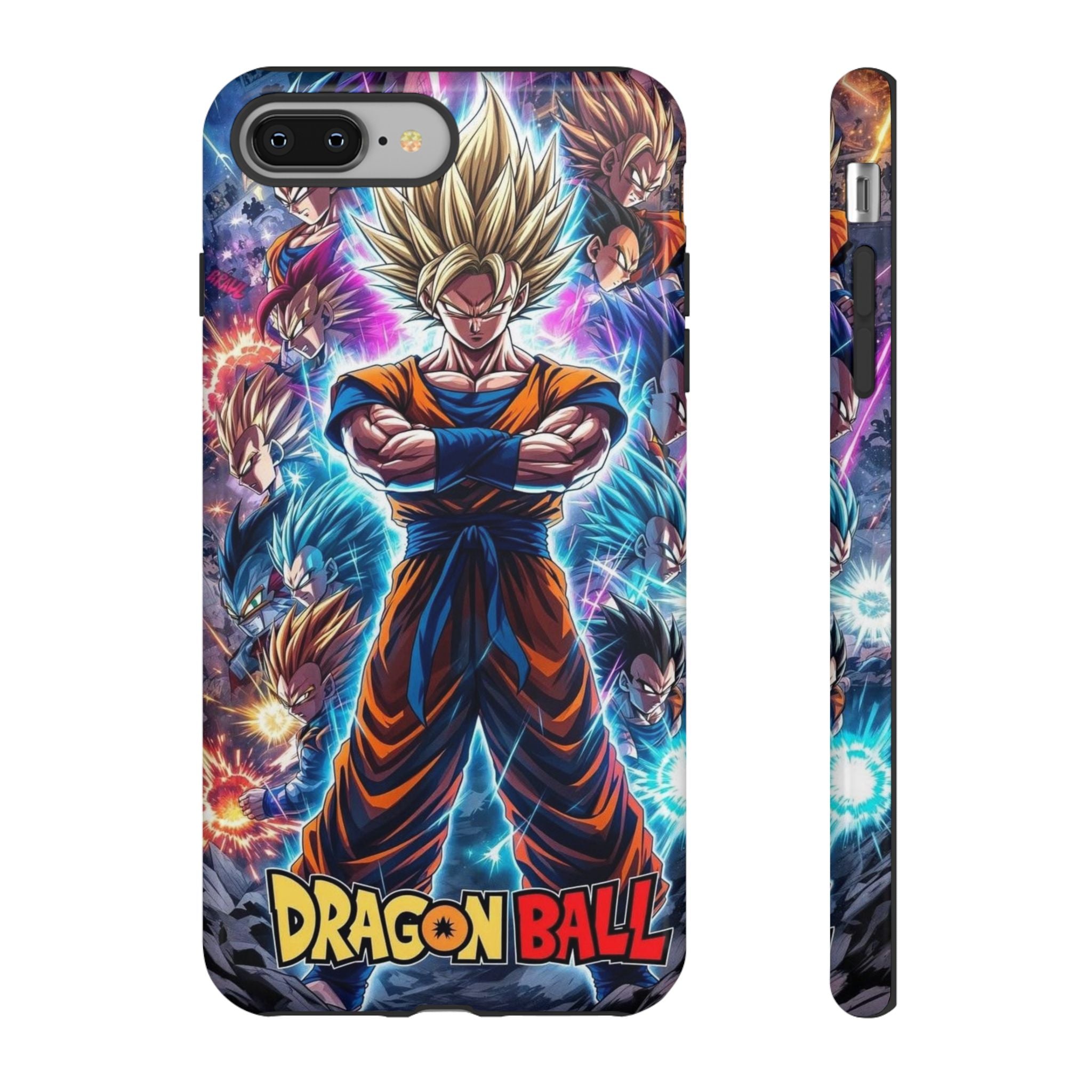 Dragon Ball Super Saiyan Phone Case — Goku Anime Tough Case