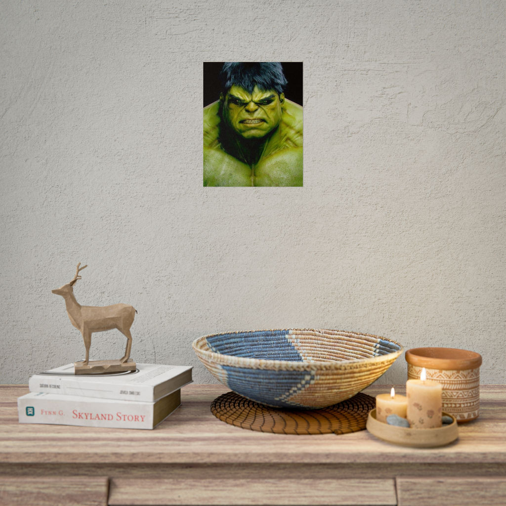 Hulk Lightning Poster — Marvel Vibrant Superhero Wall Art (Rolled Poster)