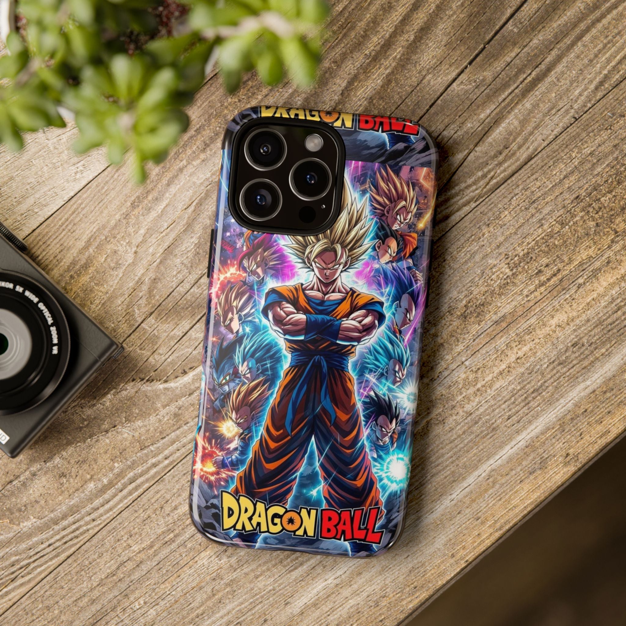 Dragon Ball Super Saiyan Phone Case — Goku Anime Tough Case