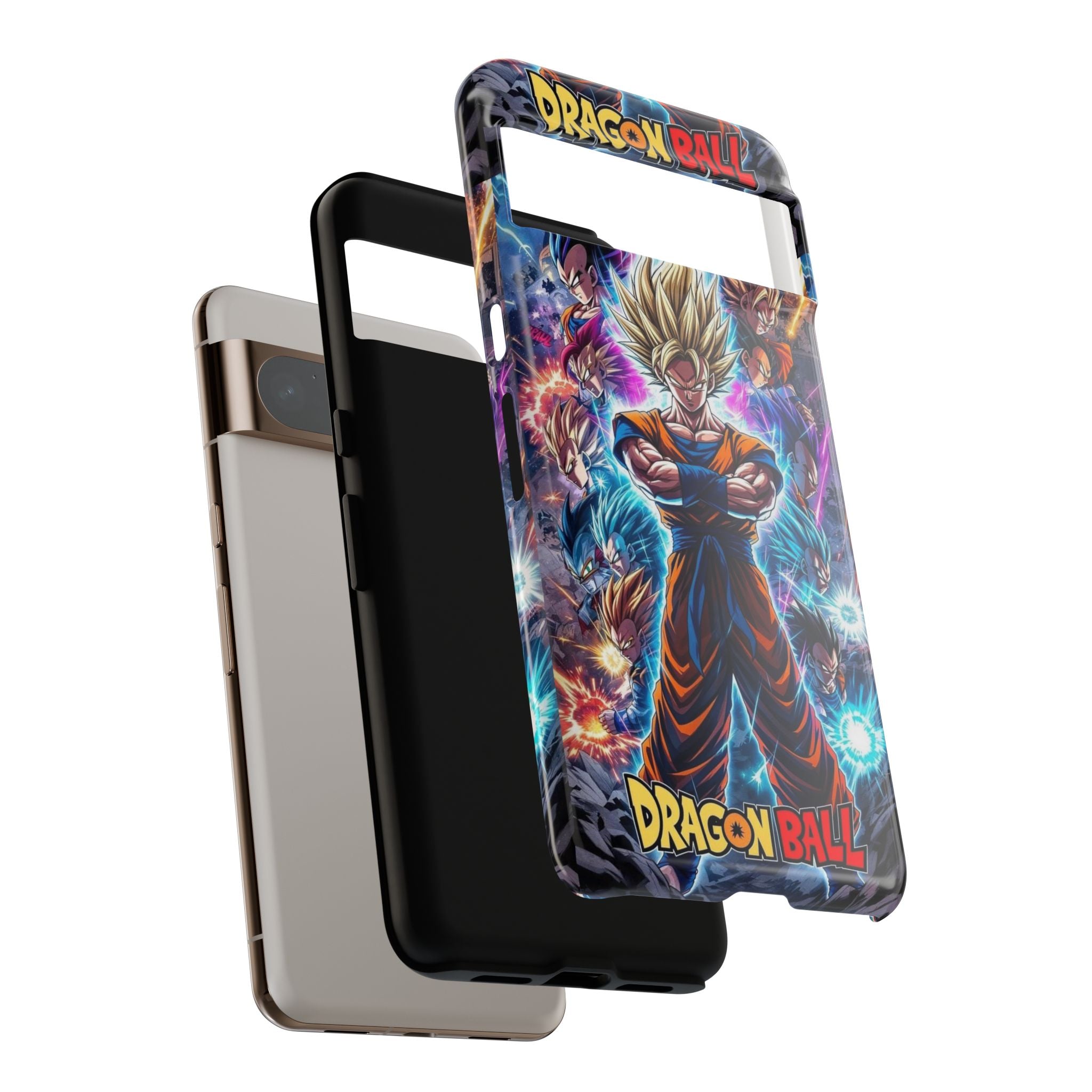 Dragon Ball Super Saiyan Phone Case — Goku Anime Tough Case