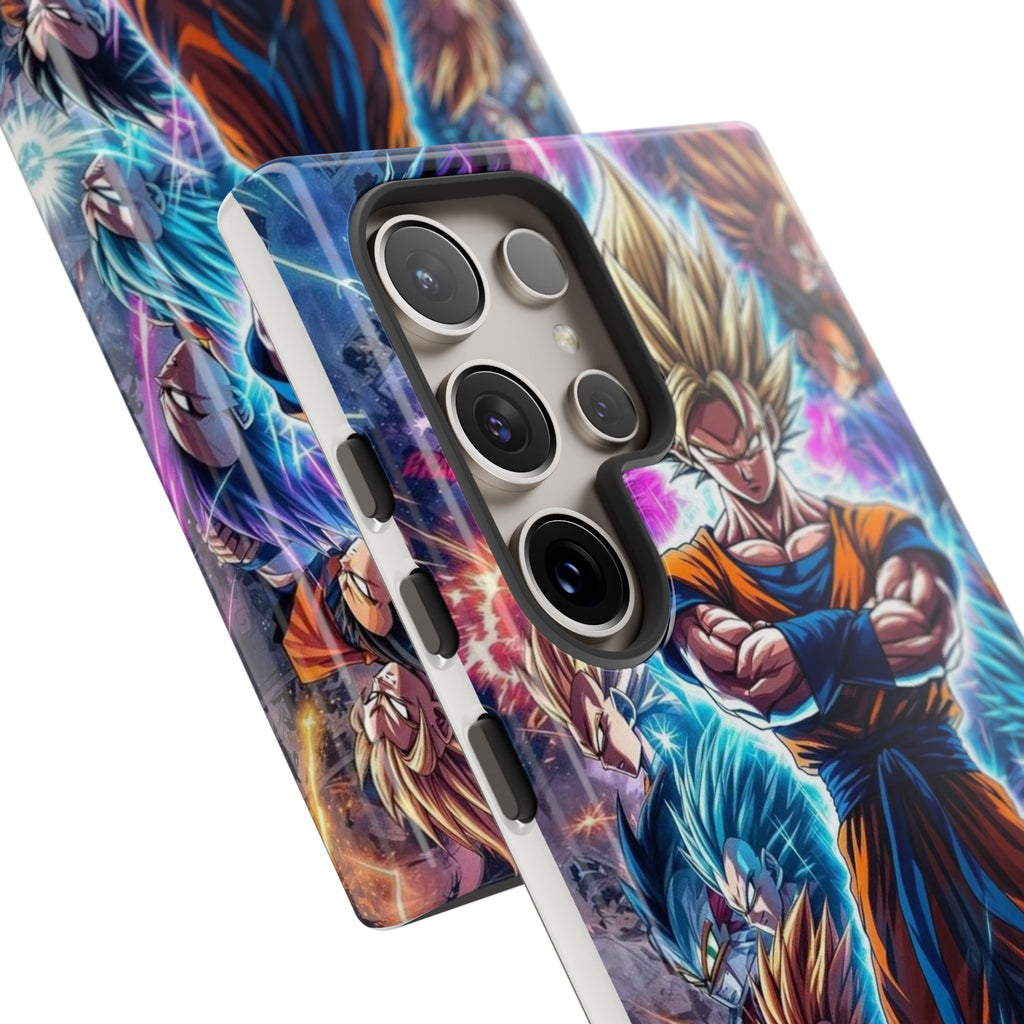 Dragon Ball Super Saiyan Phone Case — Goku Anime Tough Case