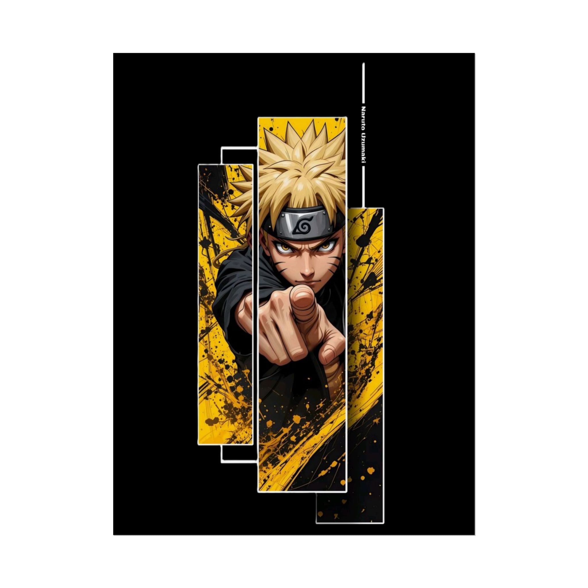 Naruto  Art Poster – Dynamic Anime Wall Print (Rolled Poster)