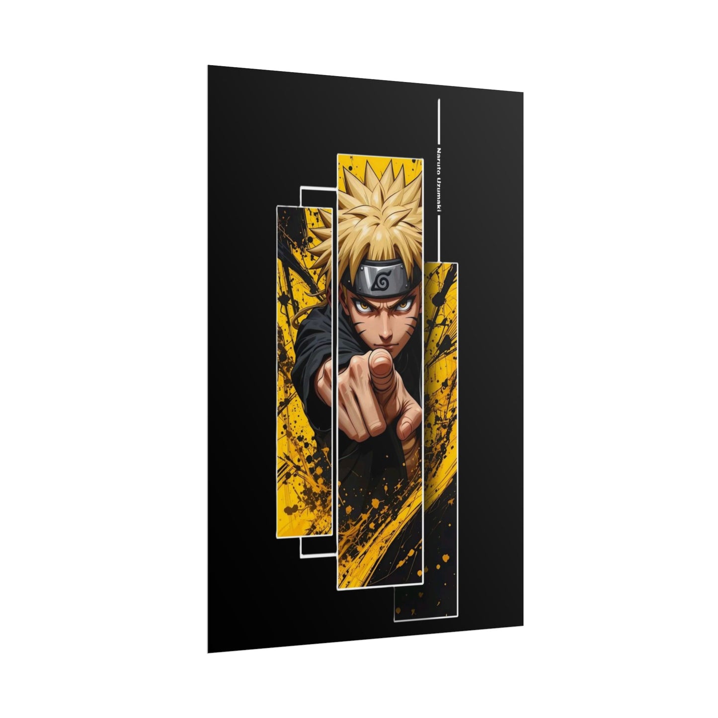 Naruto Art-Poster – Dynamischer Anime-Wanddruck (Gerollter Poster)
