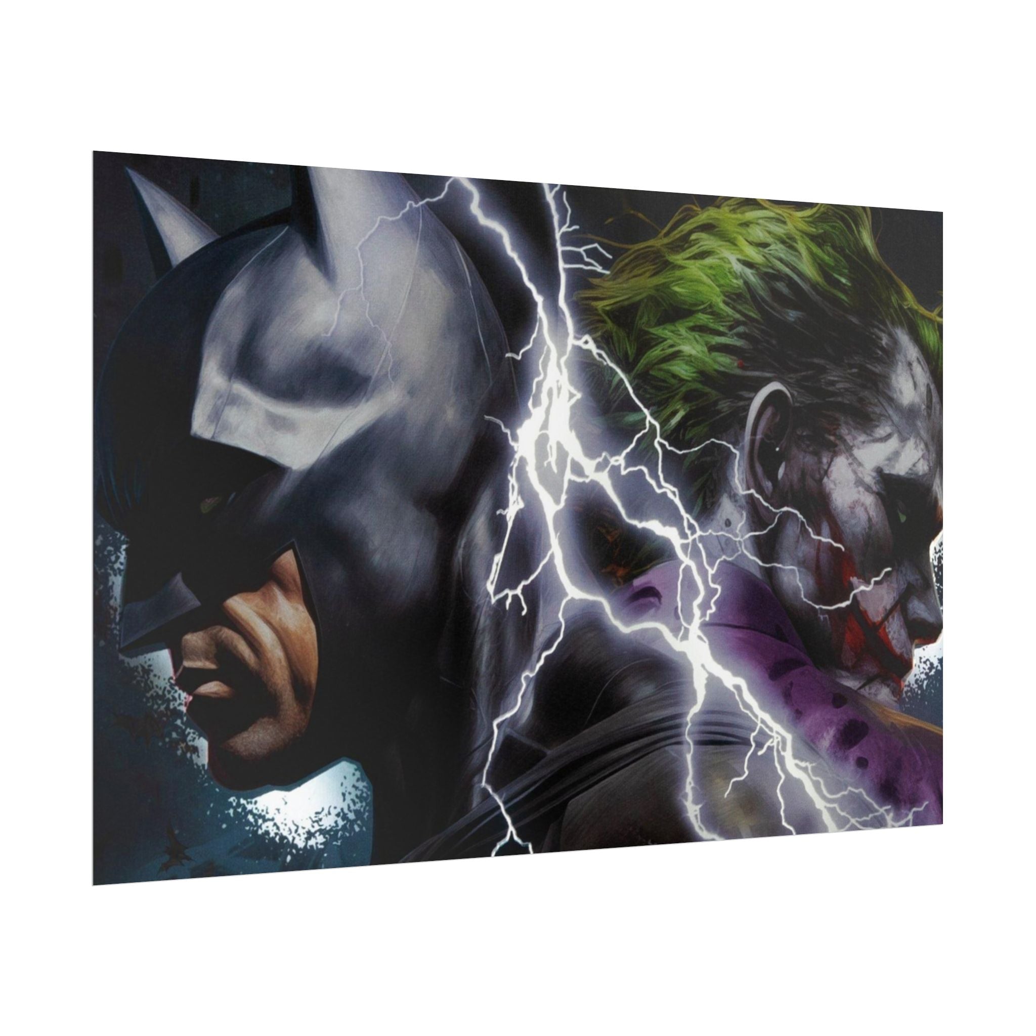 Batman vs Joker Lightning Poster