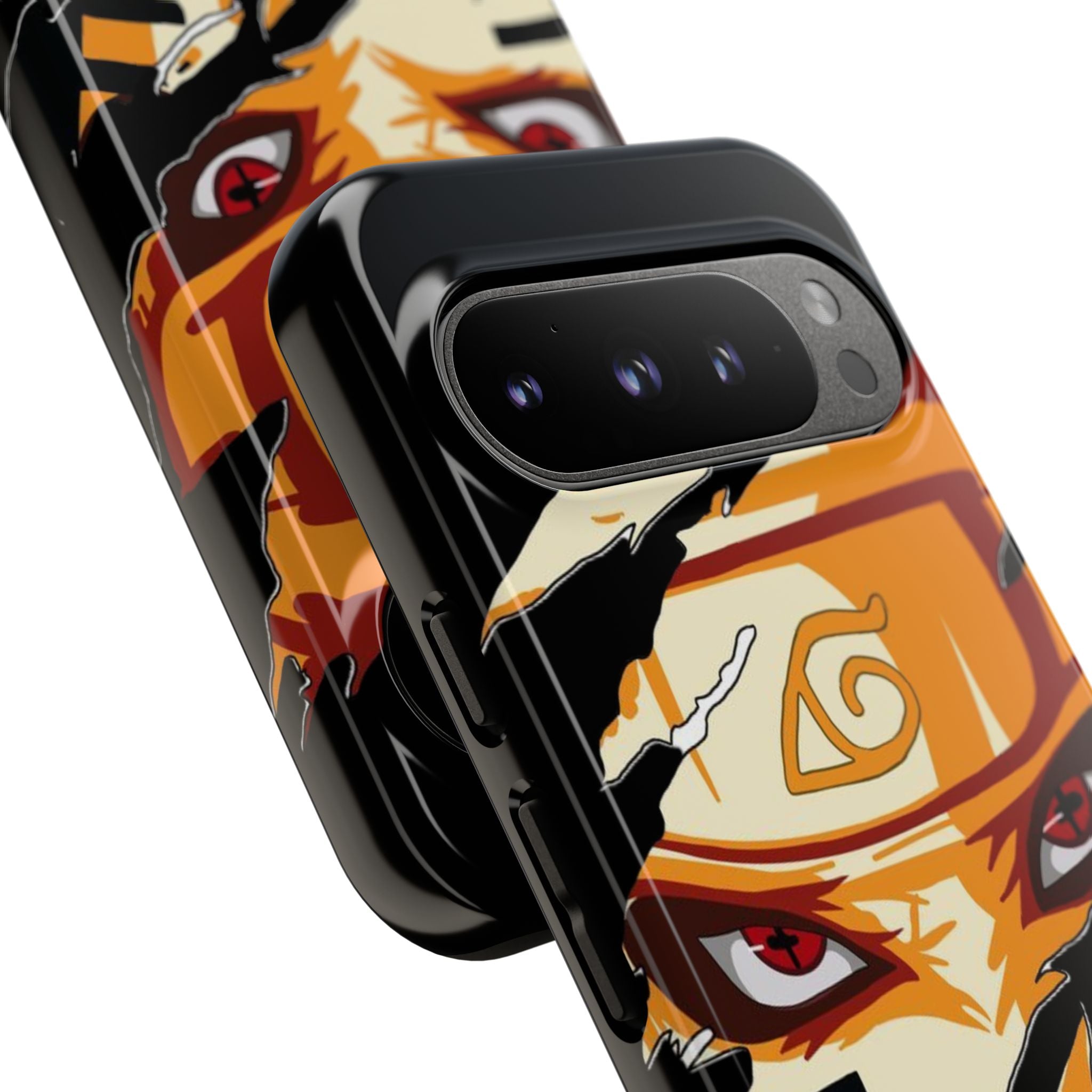 Anime Ninja Phone Case — Intense Shredded Mask Design (Tough Cases)