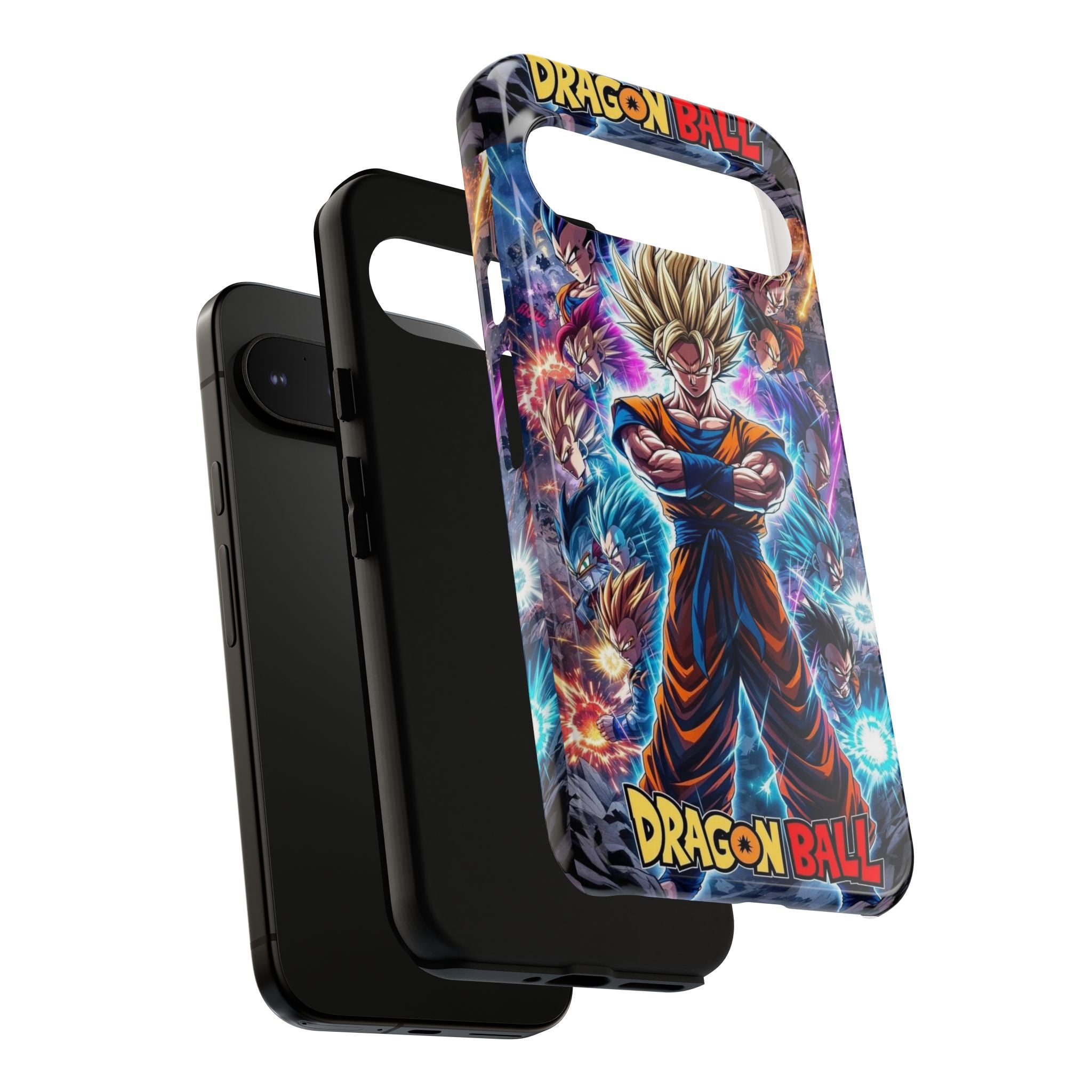 Dragon Ball Super Saiyan Phone Case — Goku Anime Tough Case