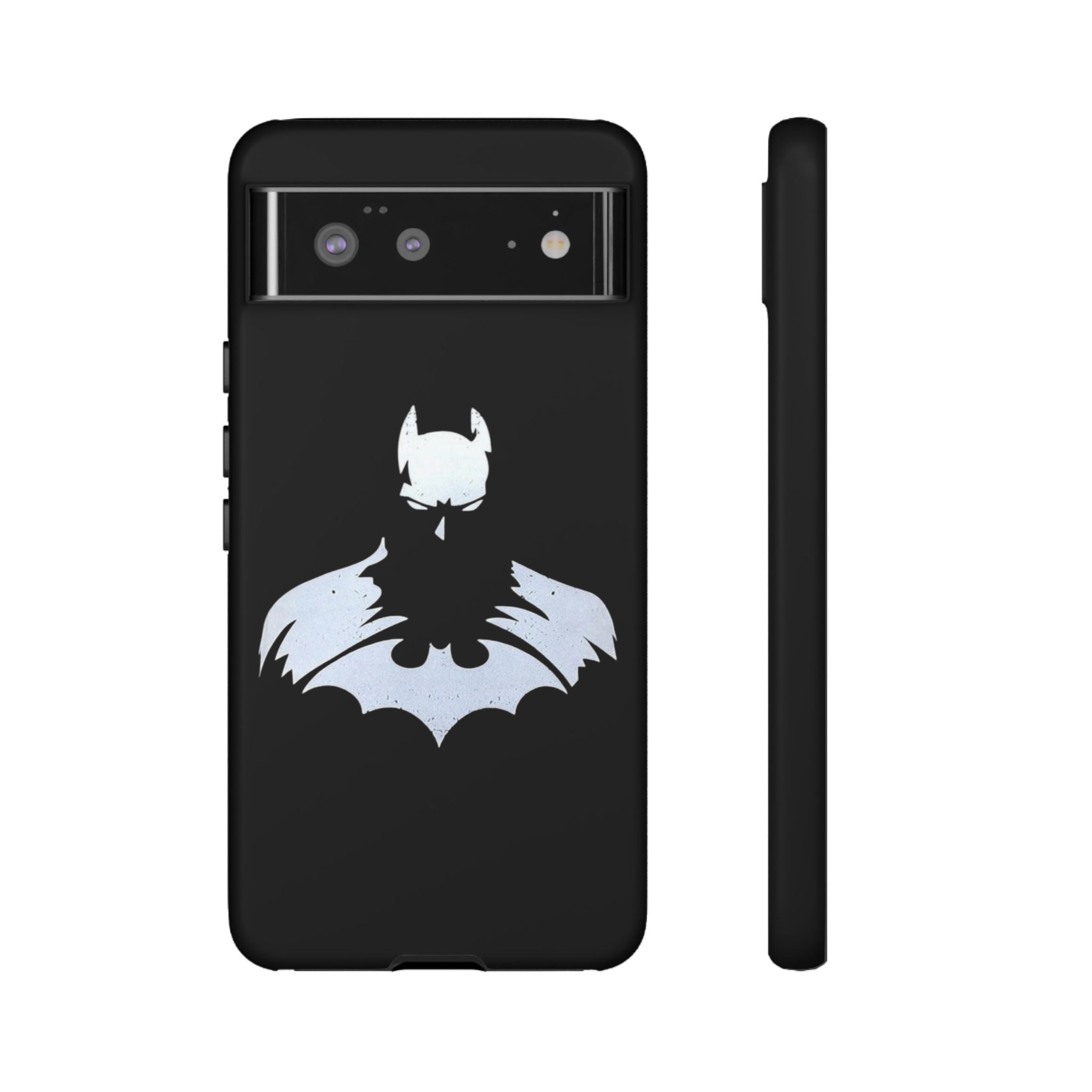 Batman Silhouette Tough Phone Case — Dark Knight Black Protective Cover