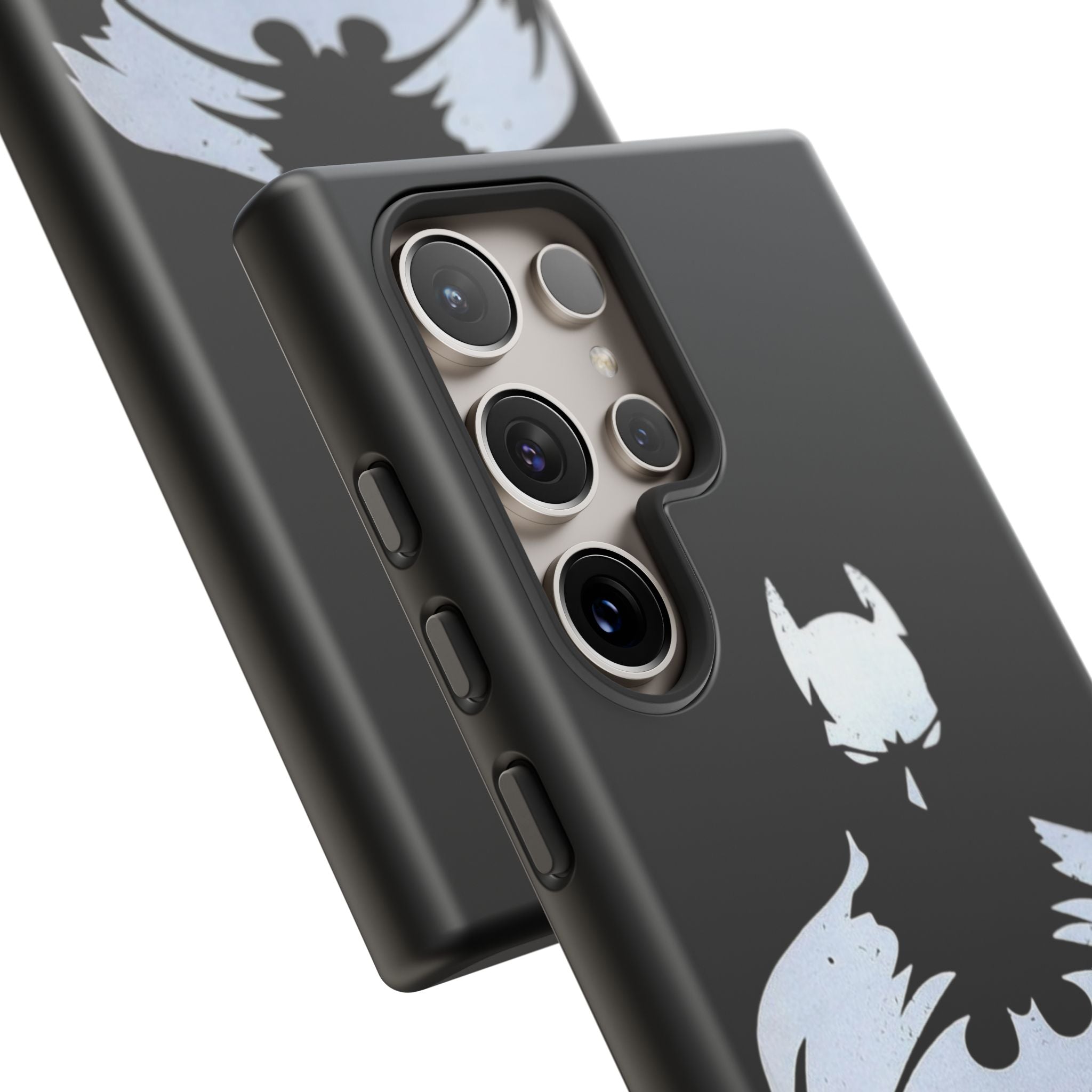 Batman Silhouette Tough Phone Case — Dark Knight Black Protective Cover