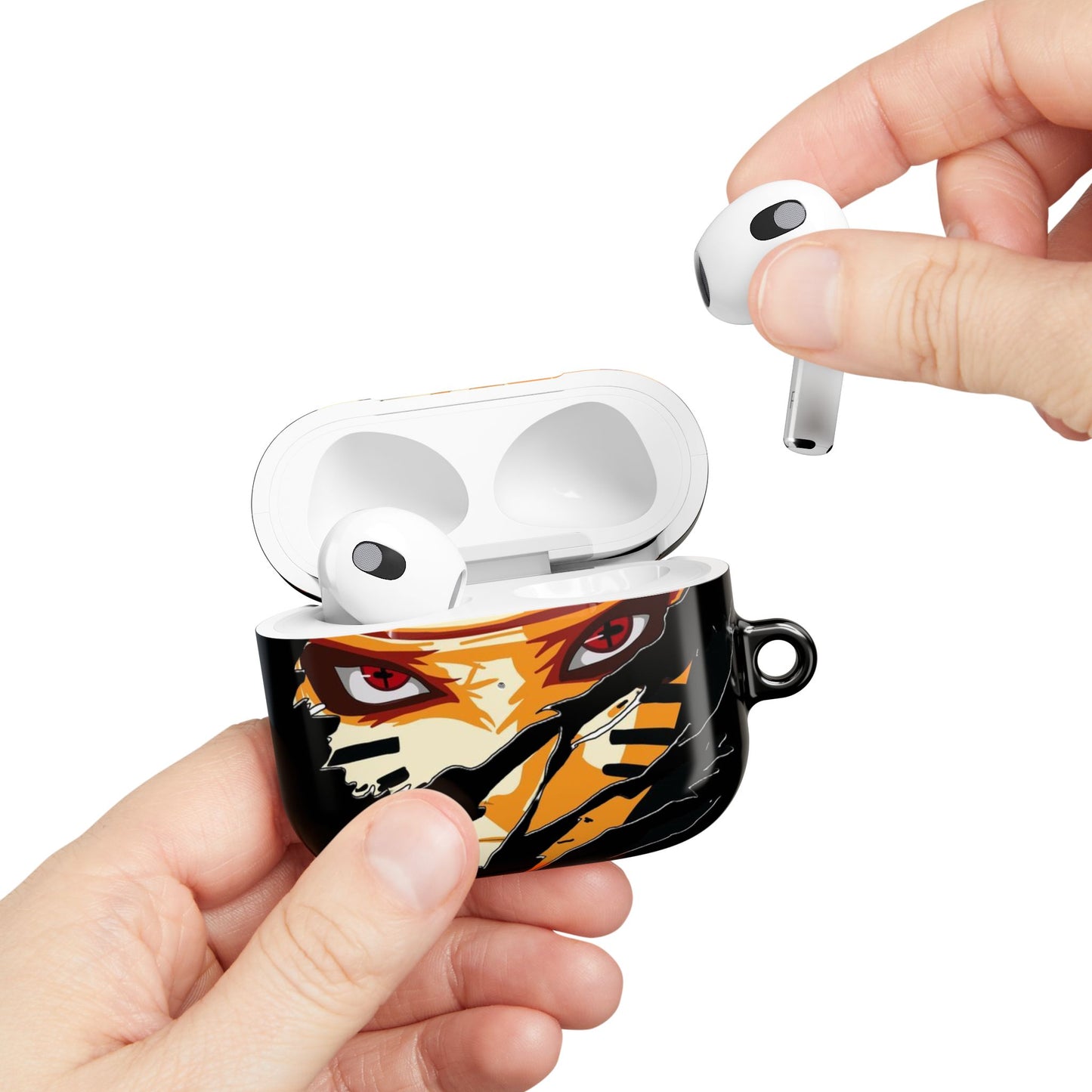 Naruto Eye AirPods Hülle – Anime Schutzhülle für Ladecase