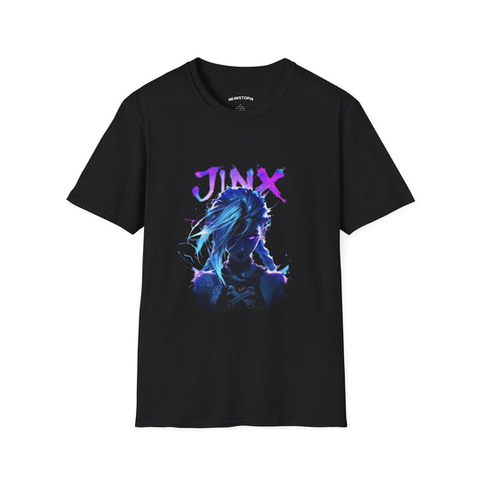 Jinxy Graffiti Portrait T-Shirt |  Street Art Style