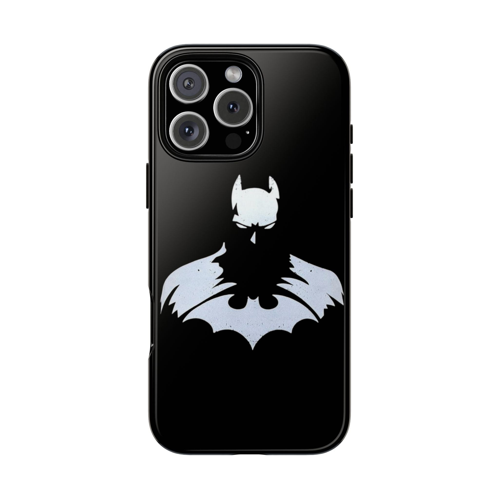 Batman Silhouette Tough Phone Case — Dark Knight Black Protective Cover