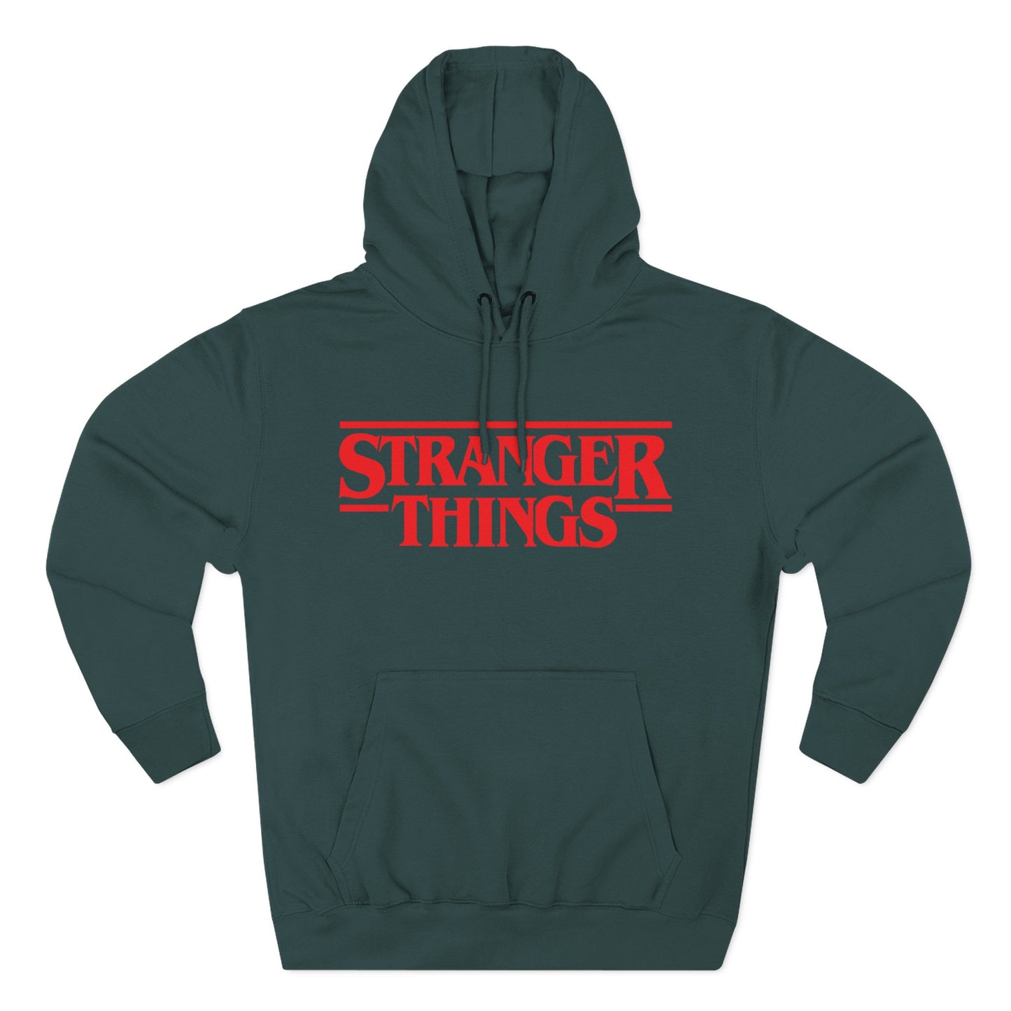 Stranger Things Fleece-Kapuzenpullover – Retro Outline Logo Pullover
